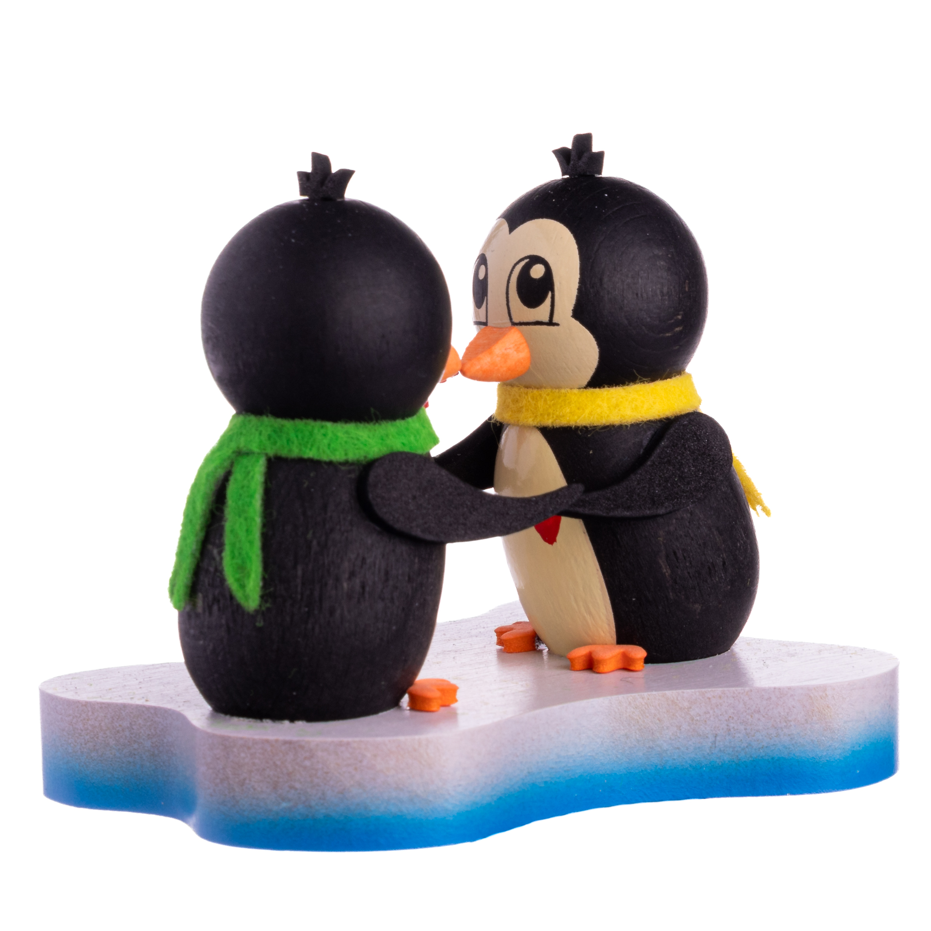 Pinguin auf Eisscholle "Verliebt"