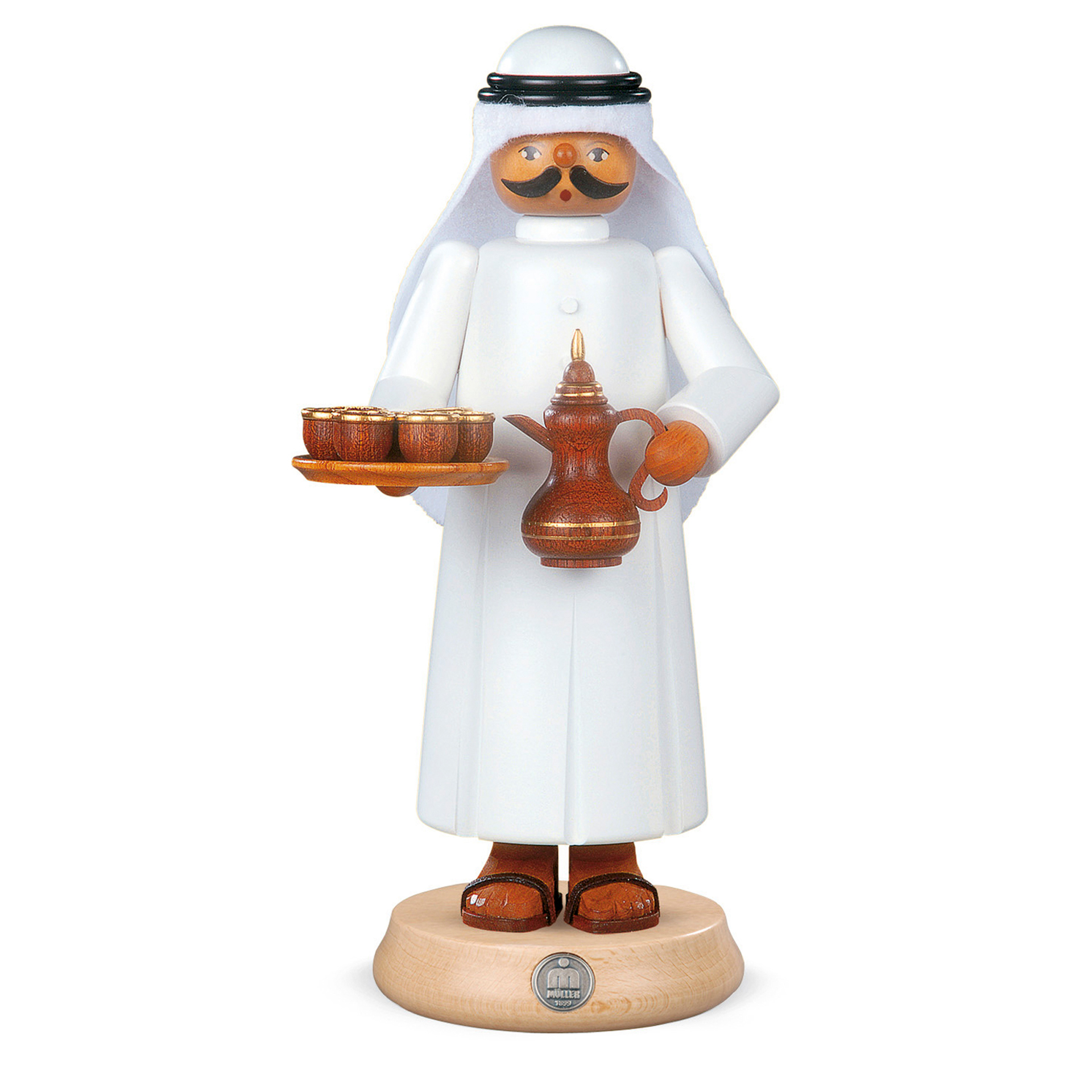 Rauchfigur Araber mit Teekanne 