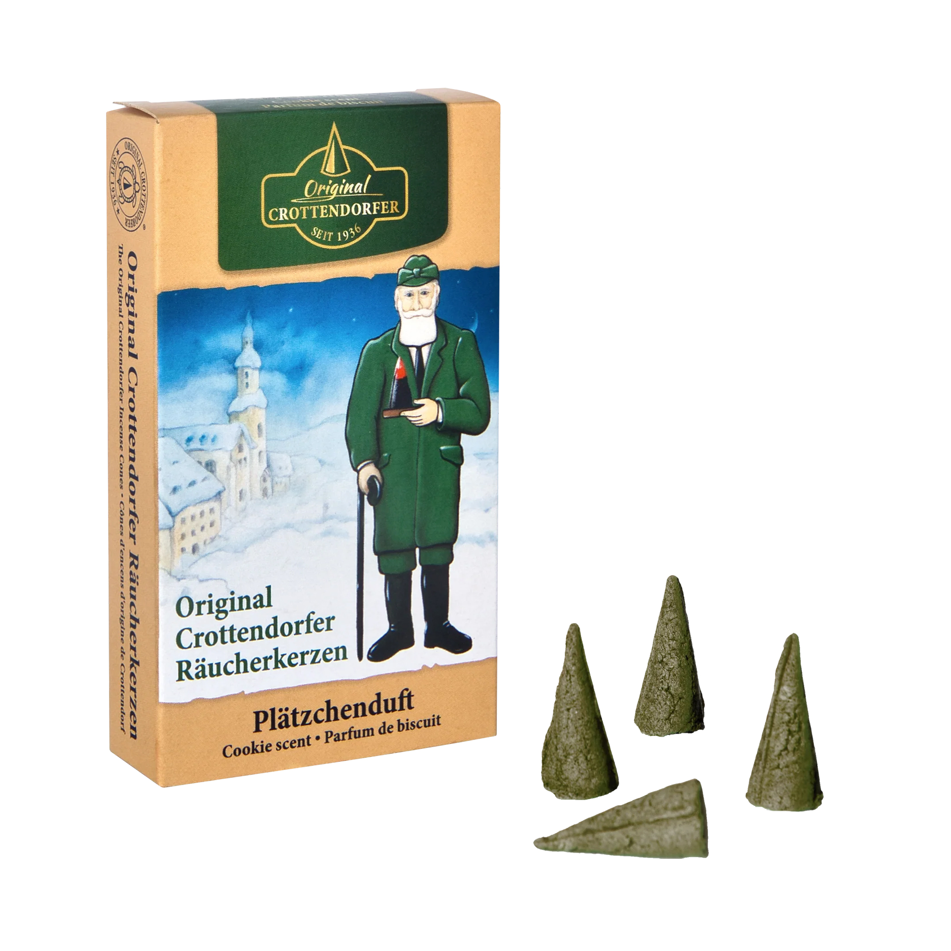 Original Crottendorfer Räucherkerzen Plätzchenduft