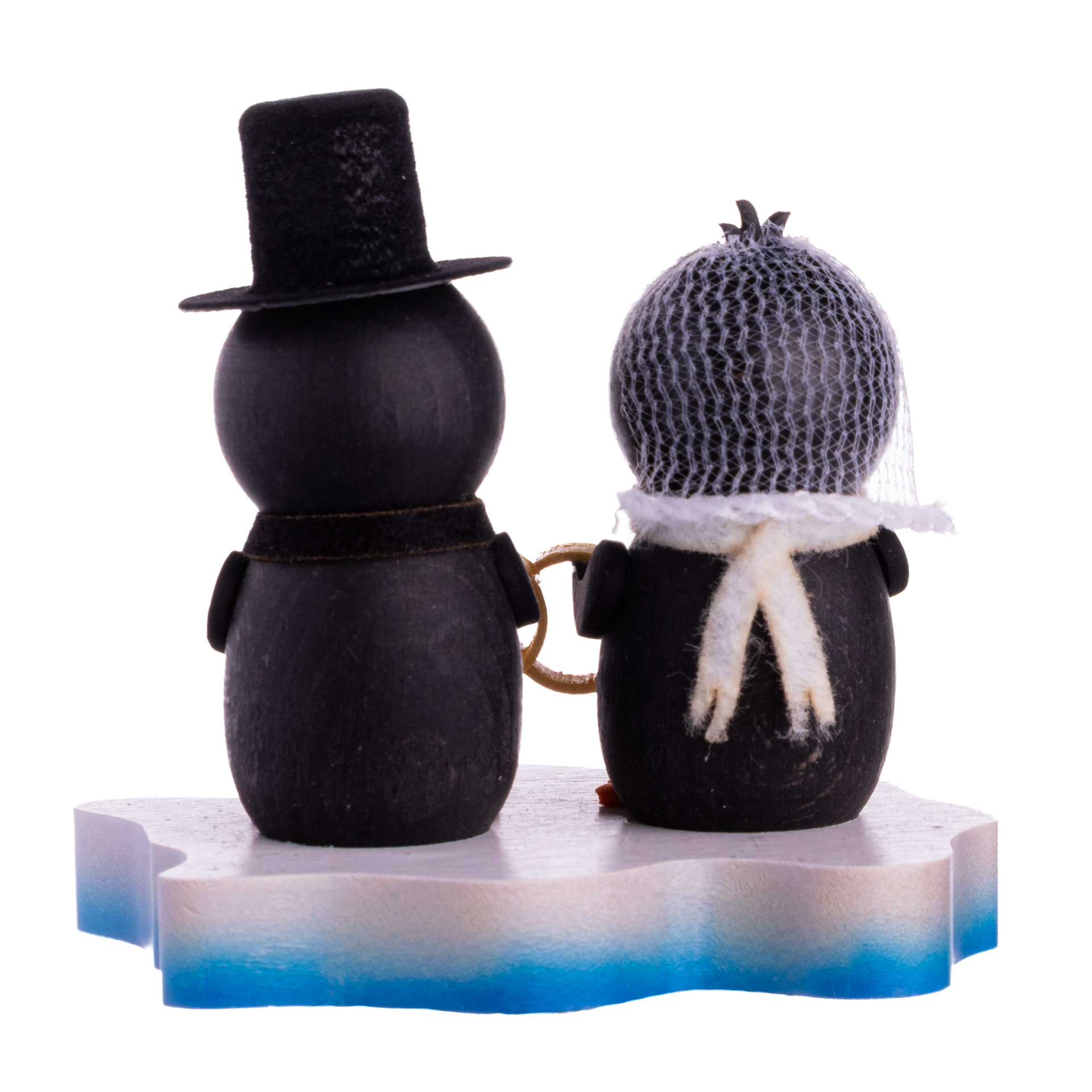 Pinguin auf Eisscholle "Hochzeit"