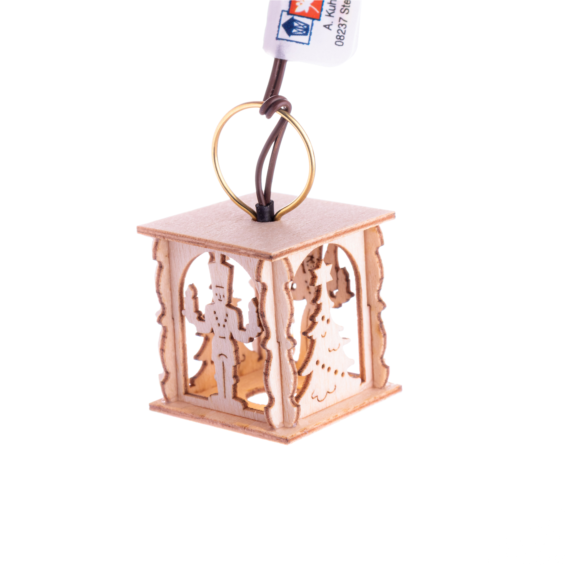 Miniatur Laterne Engel und Bergmann, elektrisch