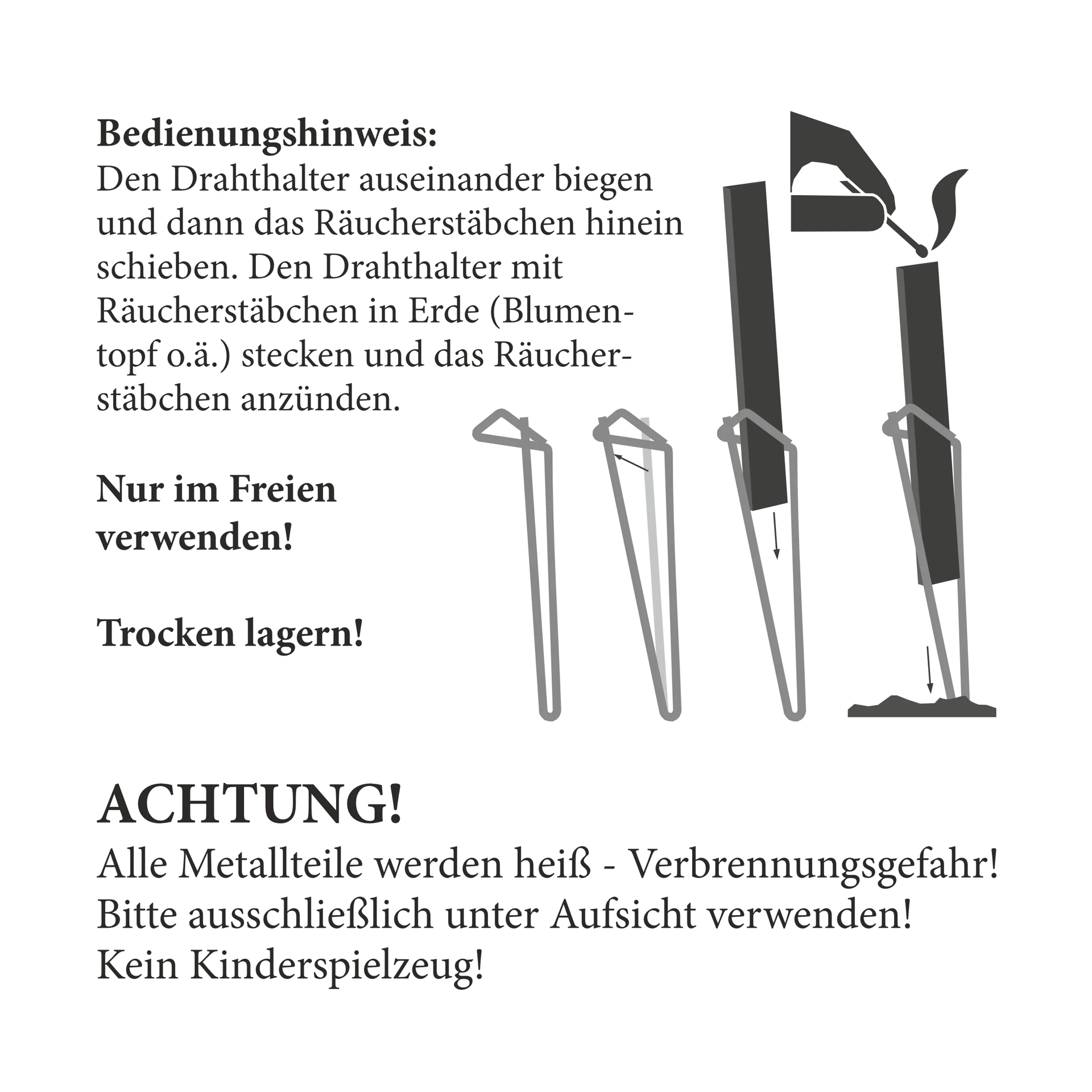 Original Crottendorfer Räucherstäbe Hau ab!