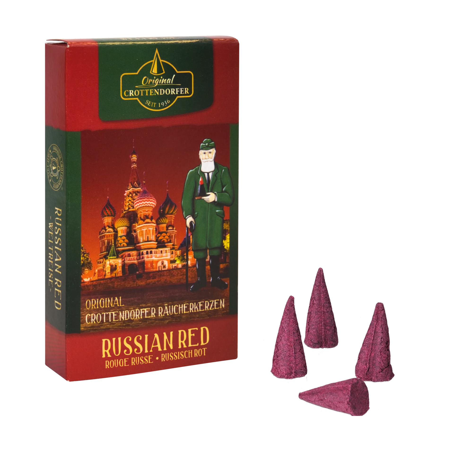 Original Crottendorfer Räucherkerzen Russian Red