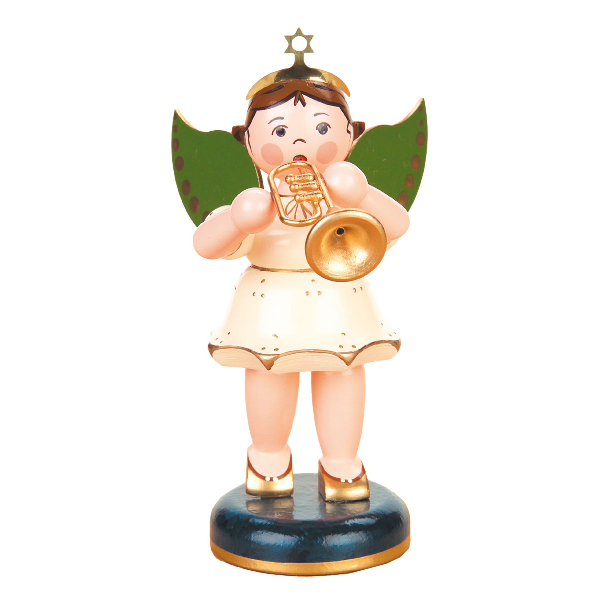 Engel mit Trompete, 16cm