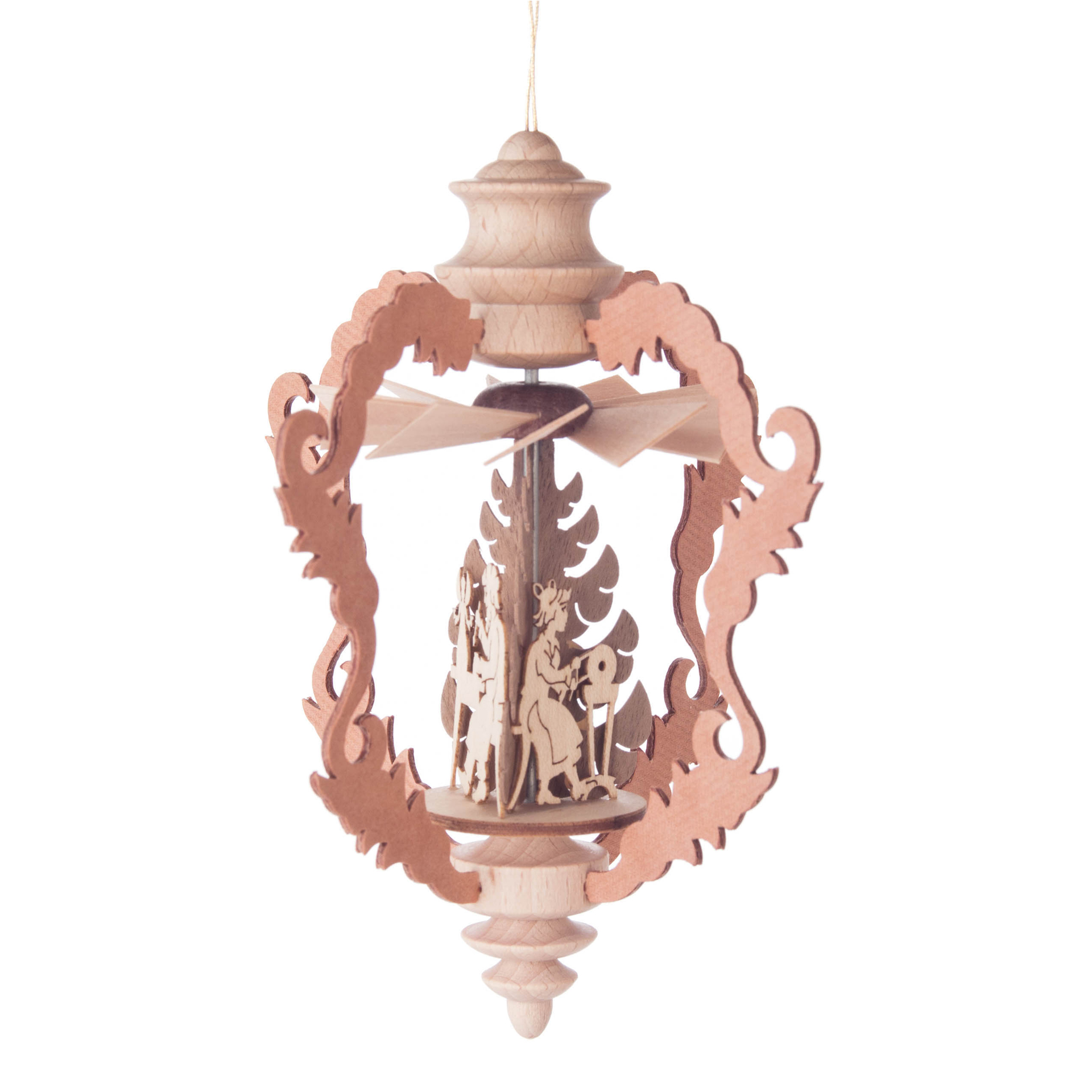 Mini Pyramide Hutzenstube, Wärmespiel hängend Mini Pyramide Hutzenstube, Wärmespiel hängend