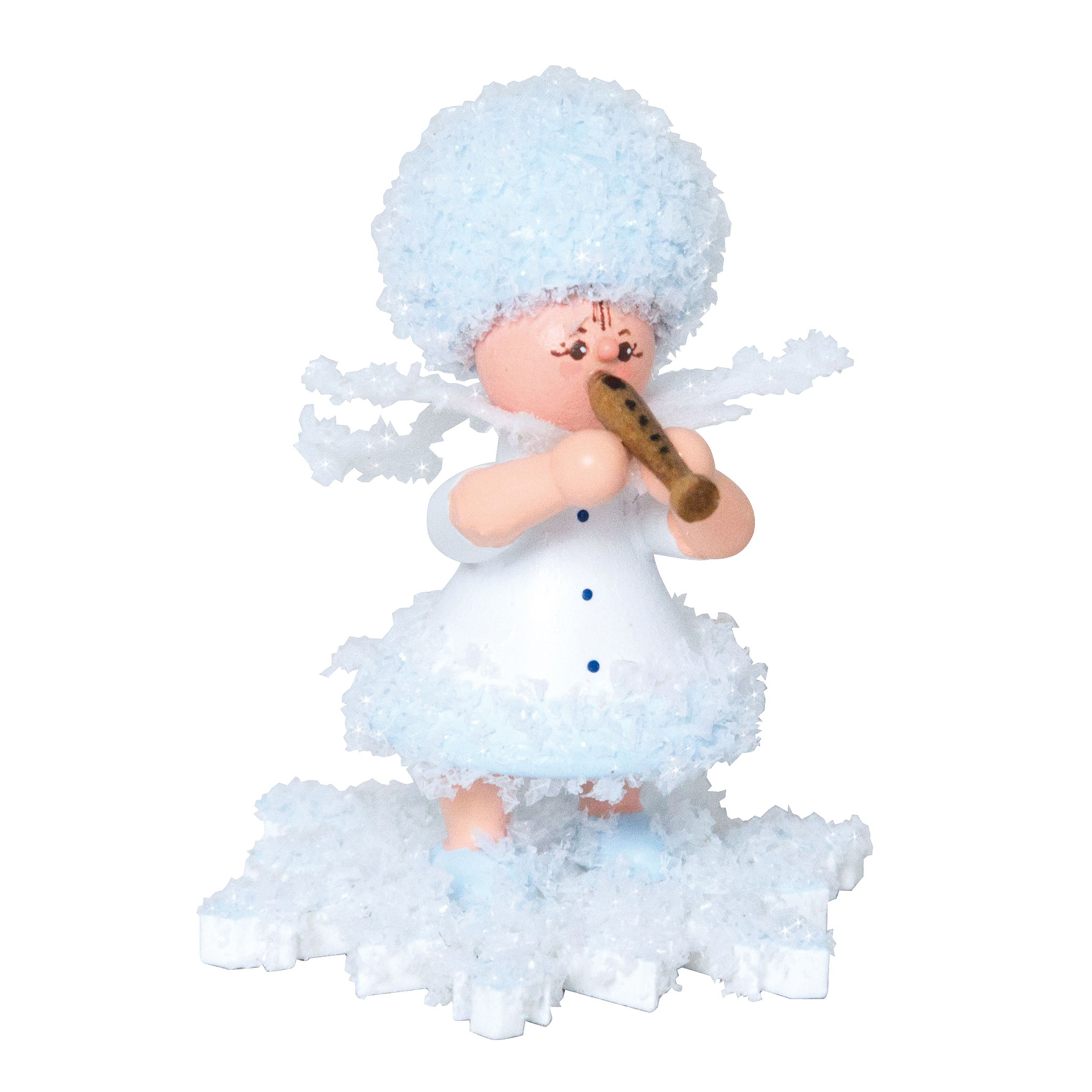 Schneeflöckchen mit Flöte Schneeflöckchen mit Flöte