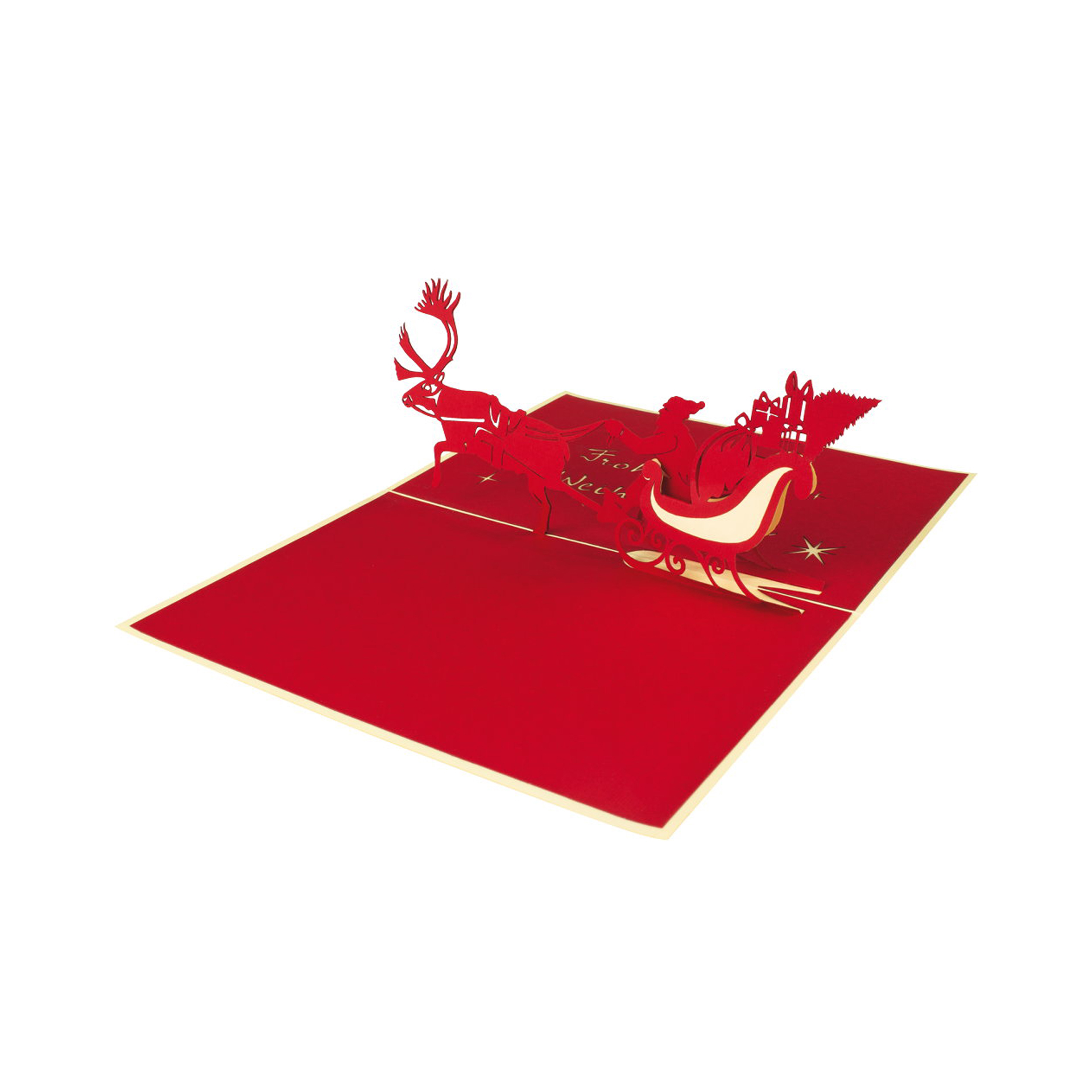 3D-Karte Santa Claus