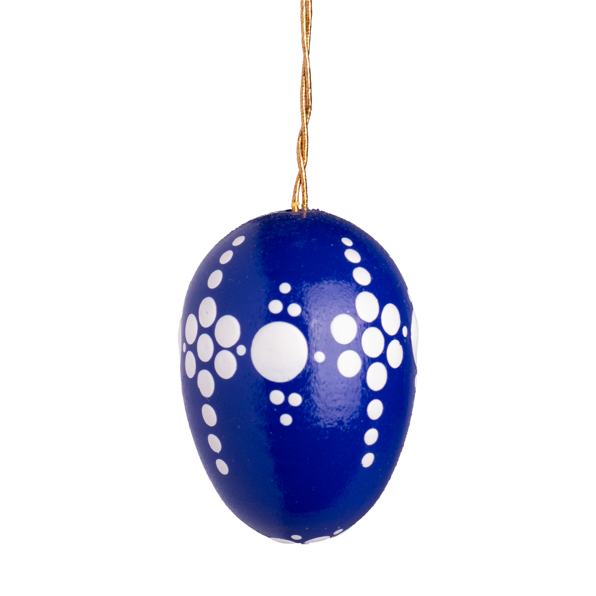 Baumschmuck Ei, dunkelblau