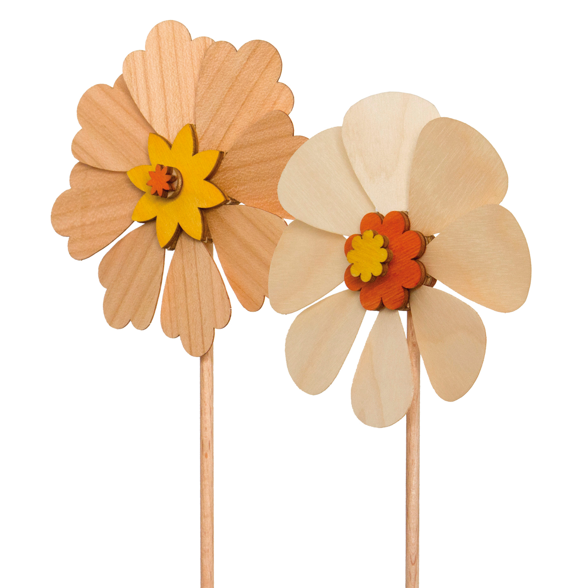 Bastelset Windrad farbig (2 Stück) Bastelset Windrad farbig (2 Stück)