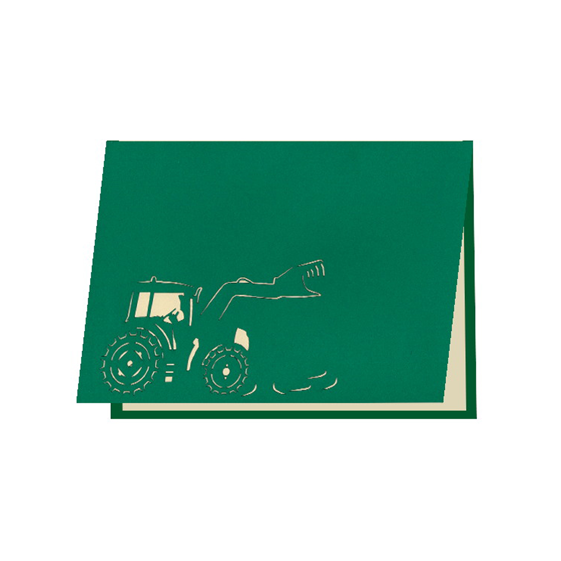 3D-Karte Traktor 3D-Karte Traktor