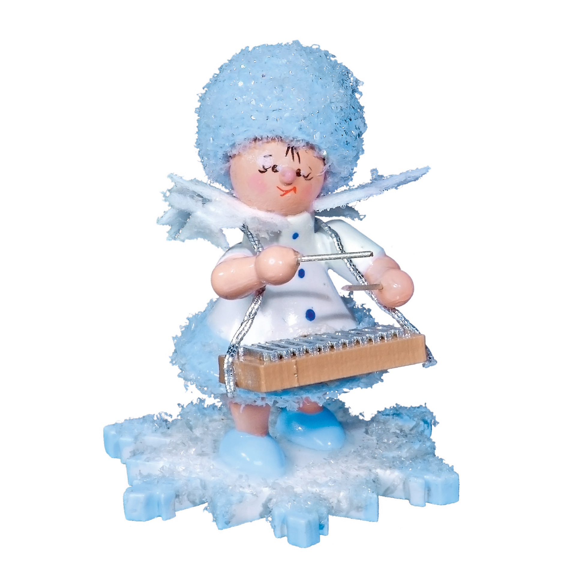 Schneeflöckchen mit Xylophon Schneeflöckchen mit Xylophon