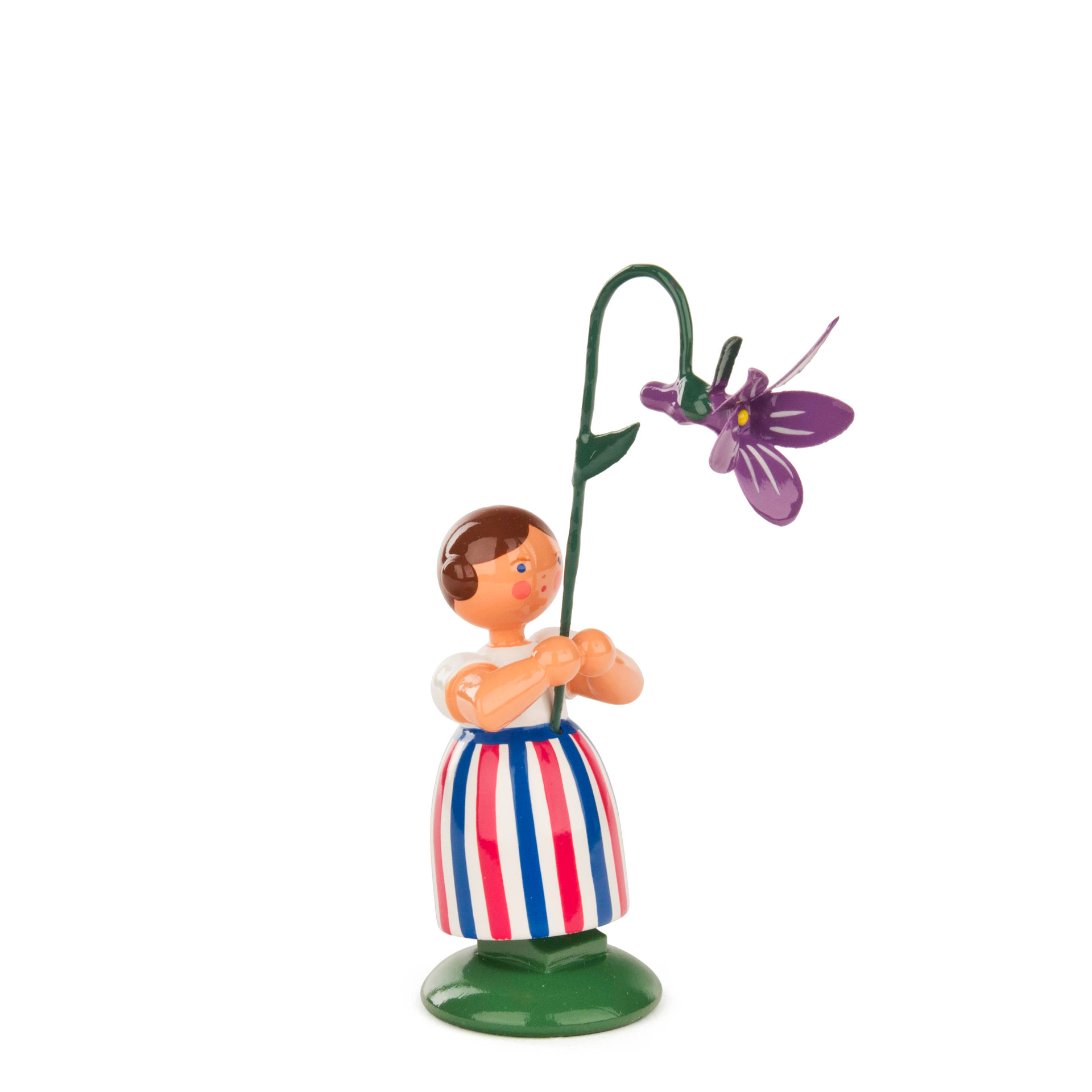 Blumenkind Mädchen mit Veilchen Blumenkind Mädchen mit Veilchen