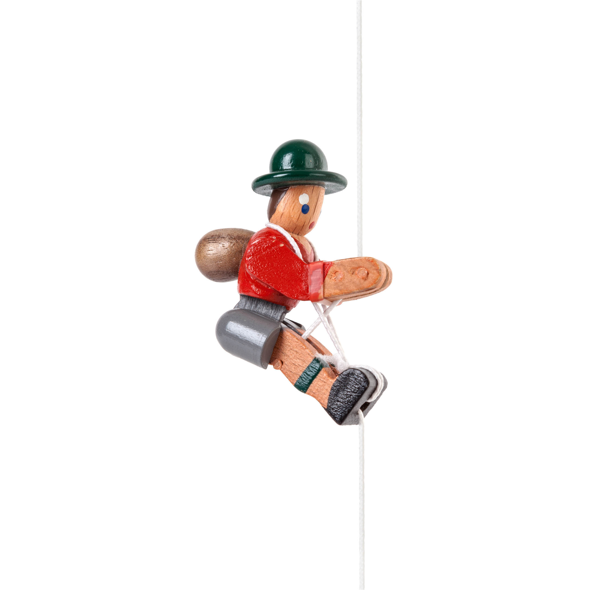 Kletterfigur Bergsteiger mit roter Jacke