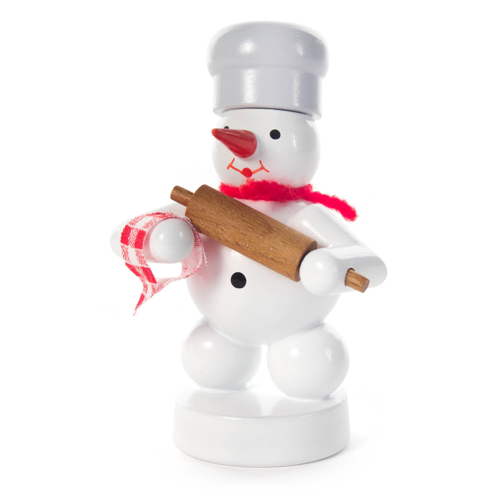 Schneemann mit Nudelholz
