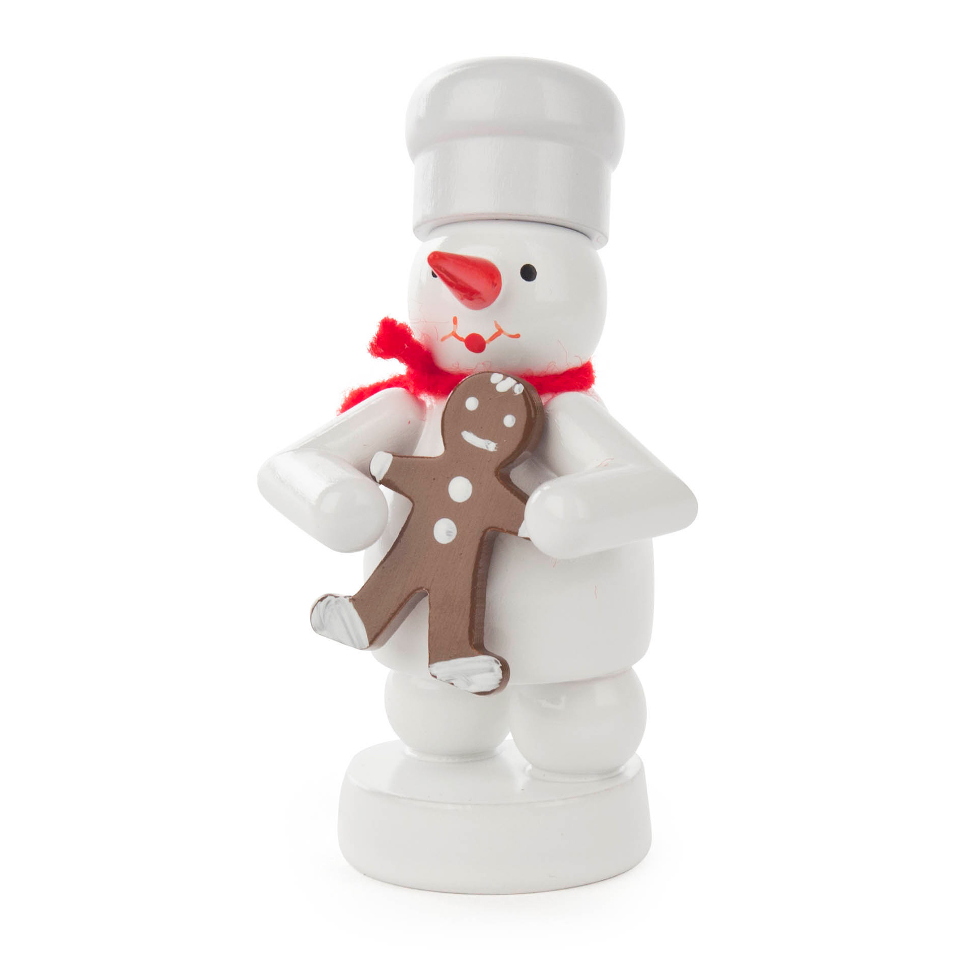 Schneemann mit Pfefferkuchenmann