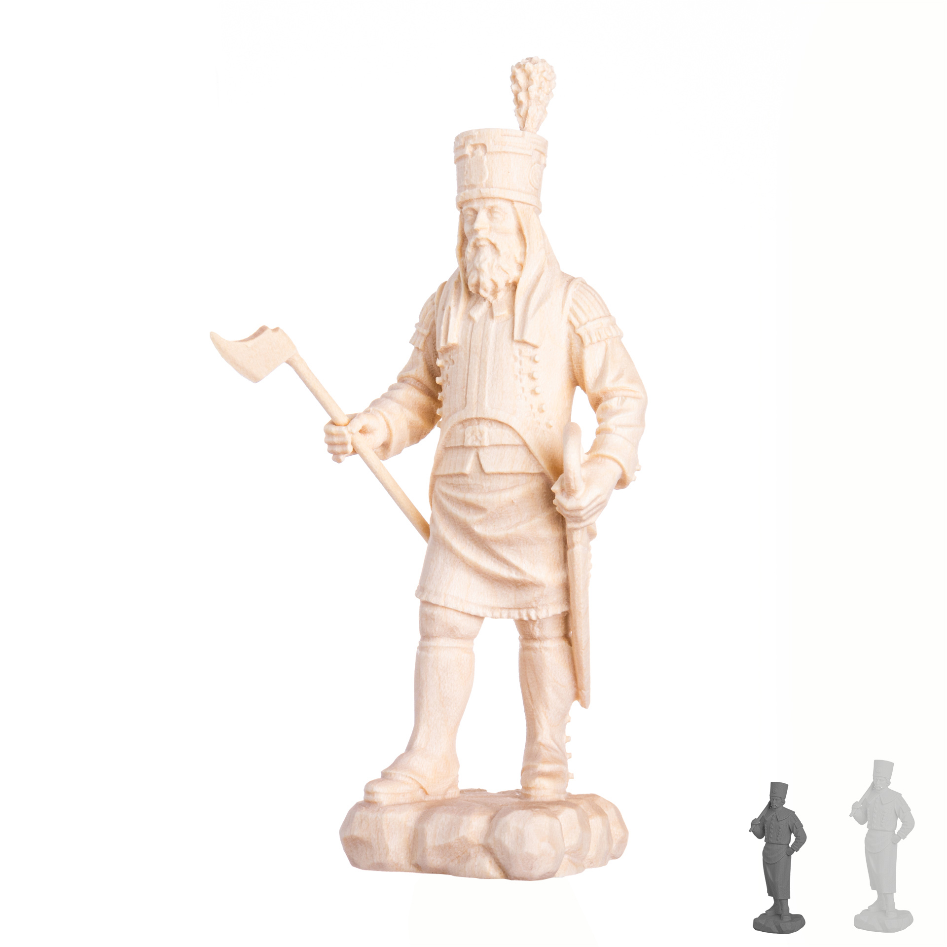 Bergmann Ältester 10cm, natur