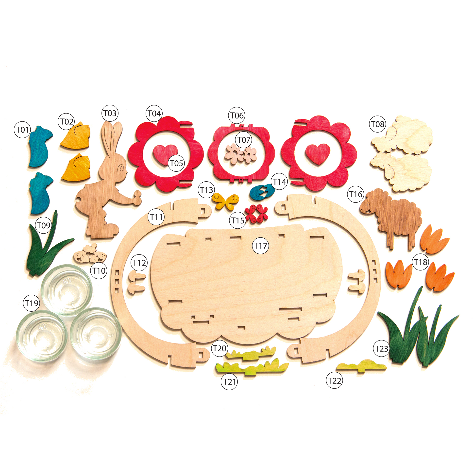 Bastelset Osterbogen Bastelset Osterbogen