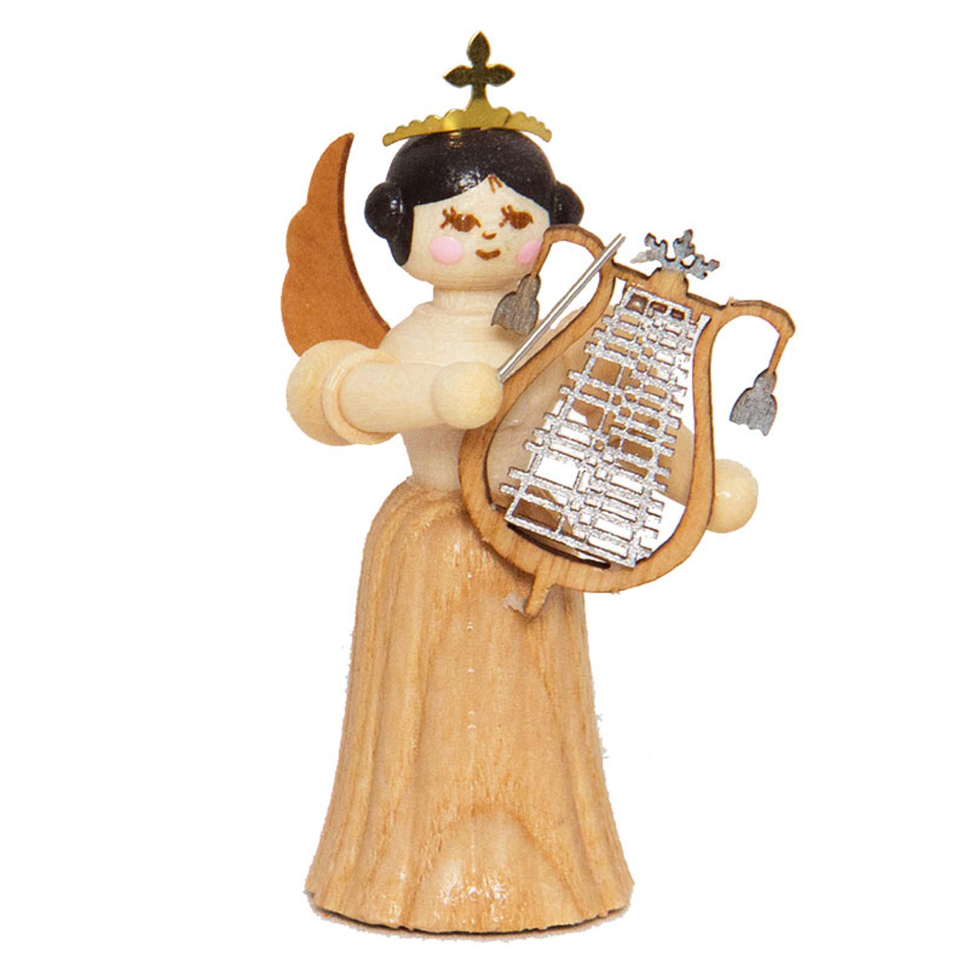 Engel mit großer Lyra, 5,5cm Engel mit großer Lyra, 5,5cm