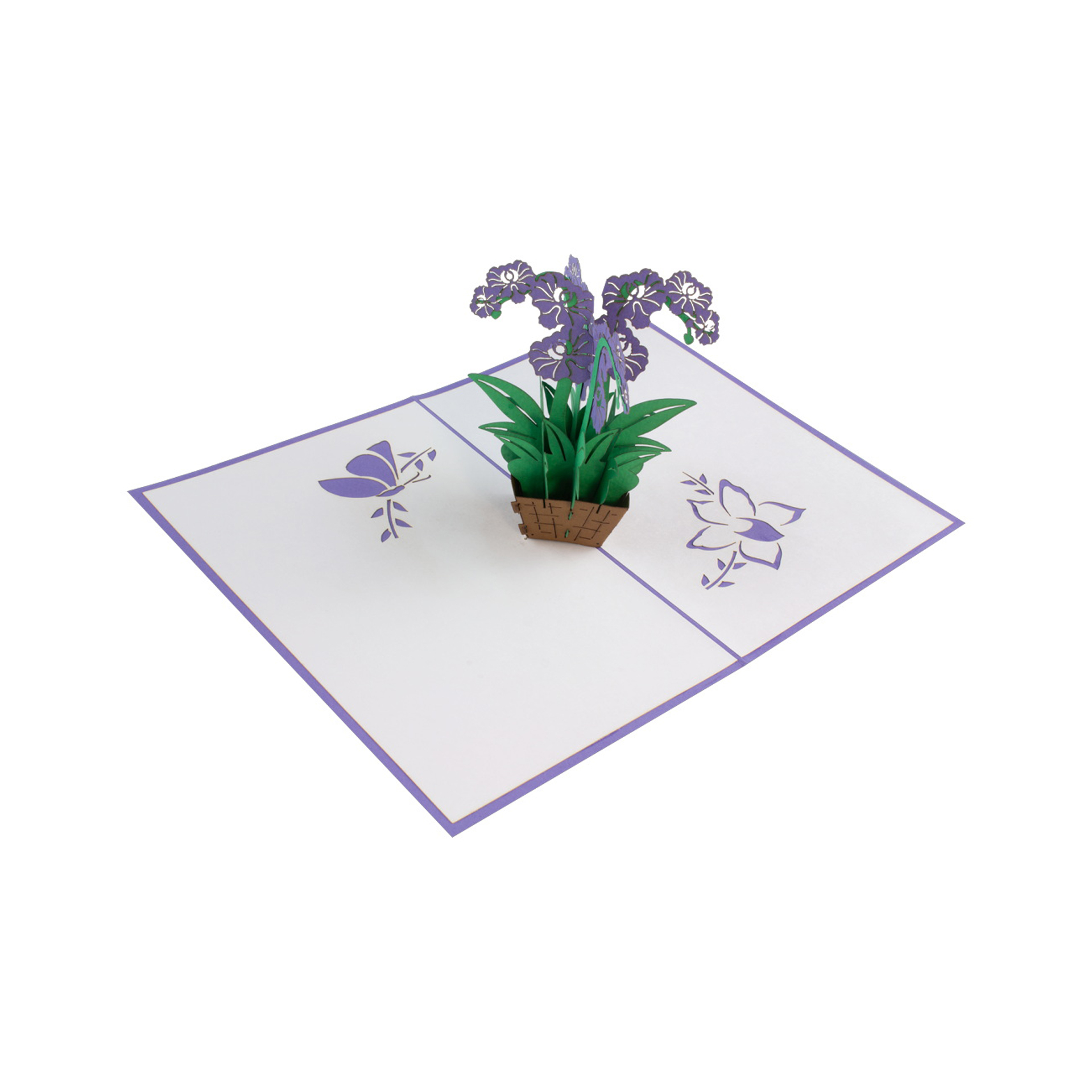 3D-Karte Orchidee 