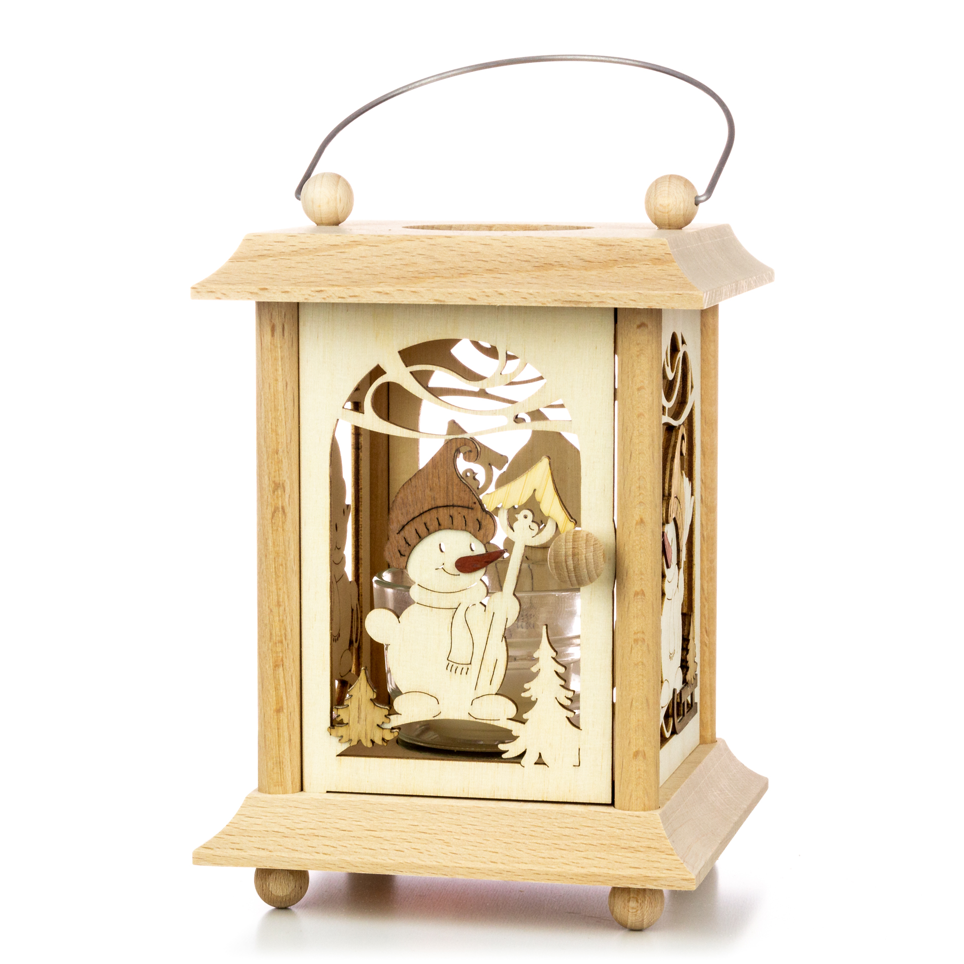 Tischlaterne Schneemann Tischlaterne Schneemann