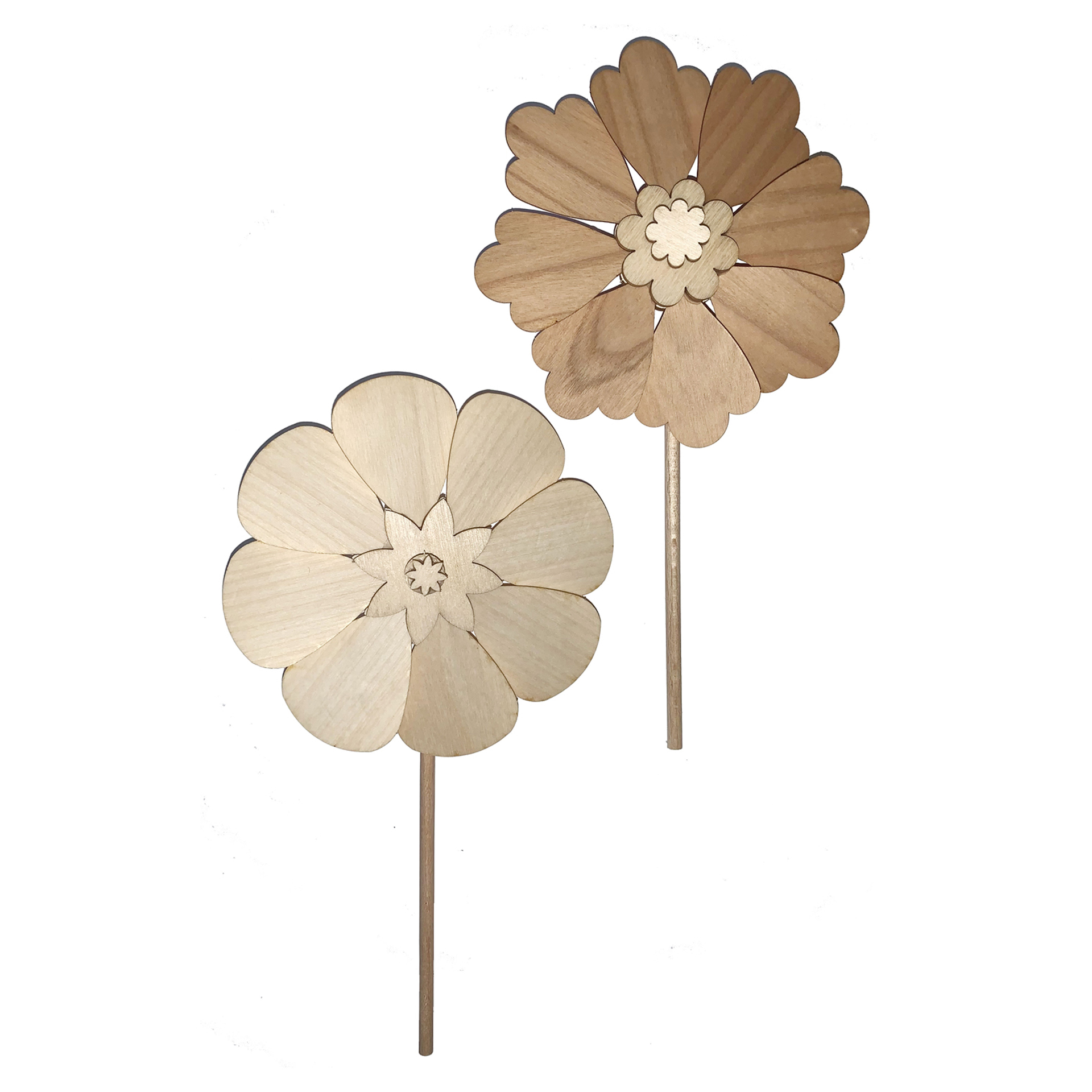 Bastelset Windrad natur (2 Stück) Bastelset Windrad natur (2 Stück)