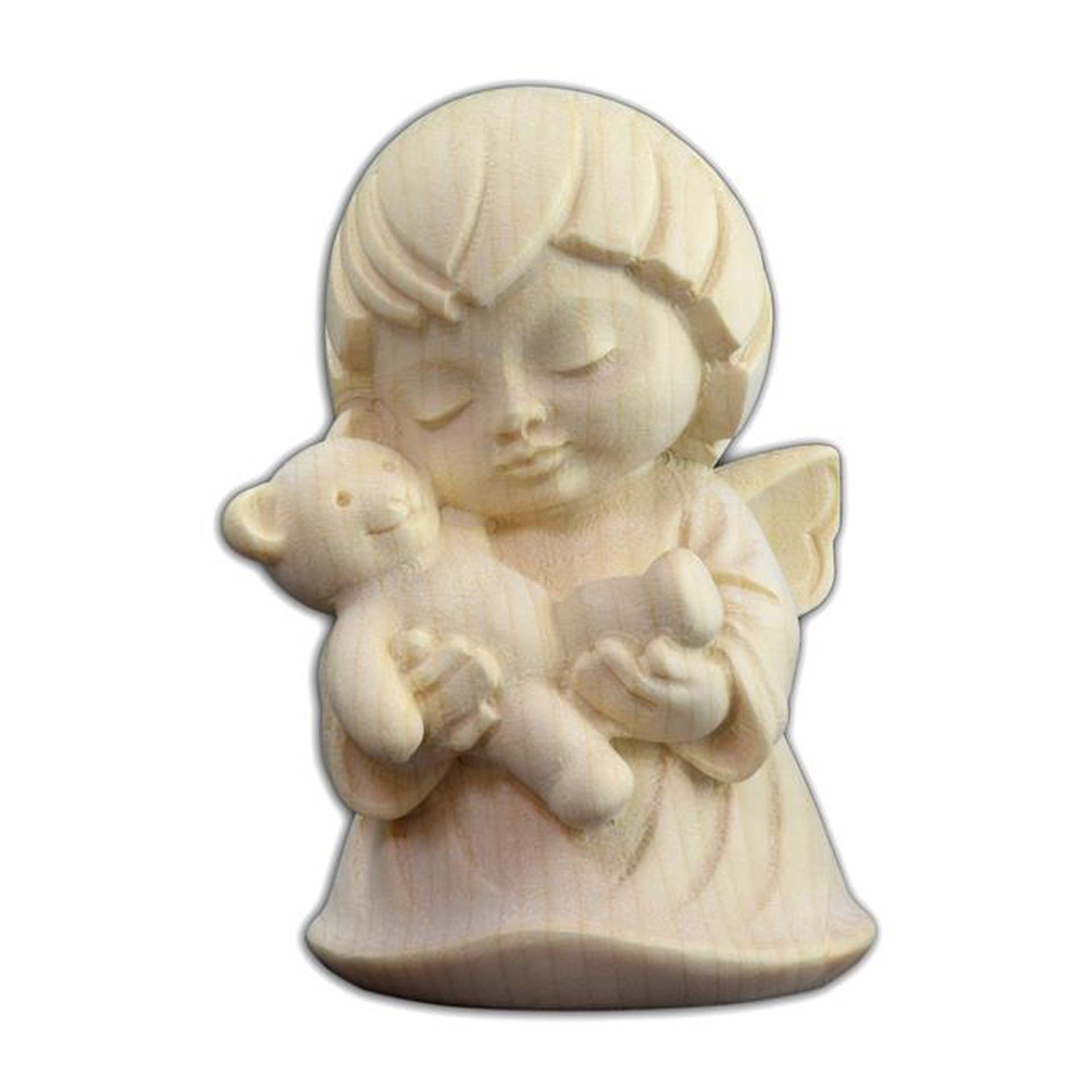Engel mit Teddy 4cm, natur