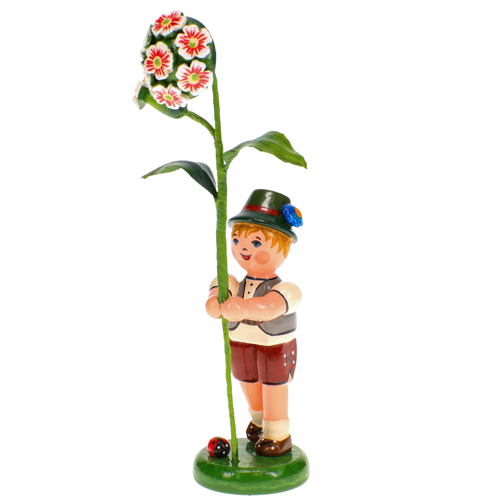 Blumenkind Junge mit Bartnelke