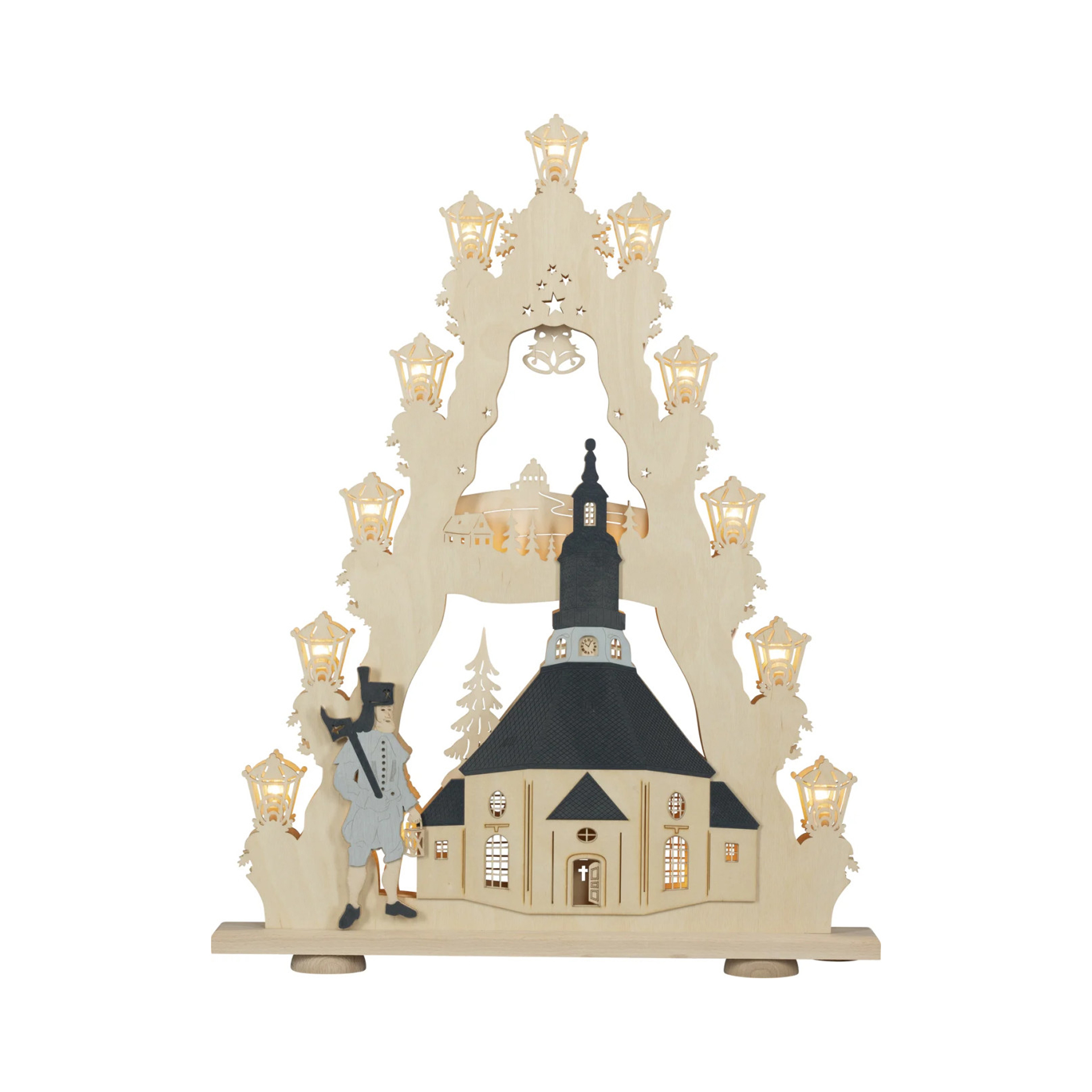 Lichterspitze Seiffener Kirche Lichterspitze Seiffener Kirche