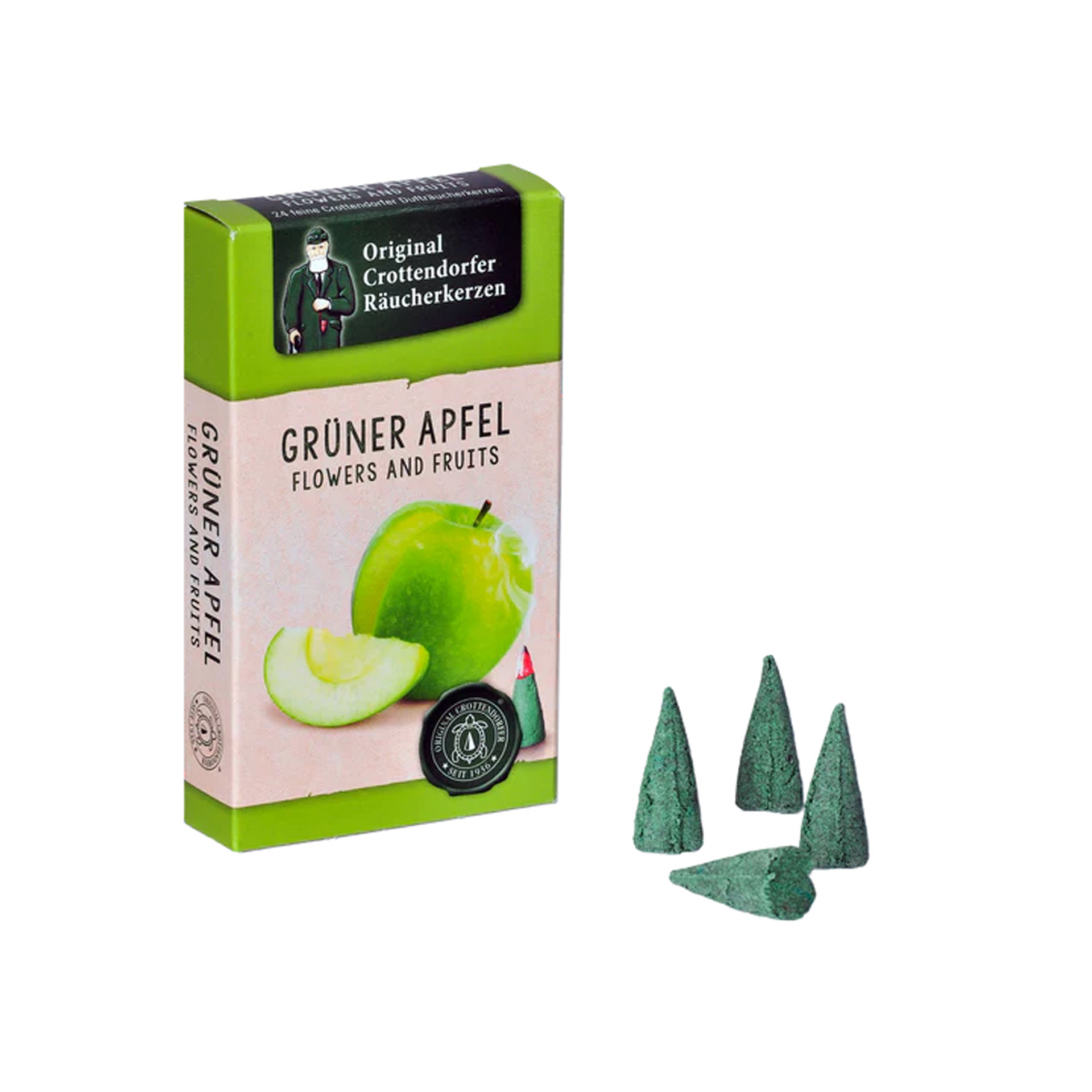 Original Crottendorfer Räucherkerzen Grüner Apfel Original Crottendorfer Räucherkerzen Grüner Apfel