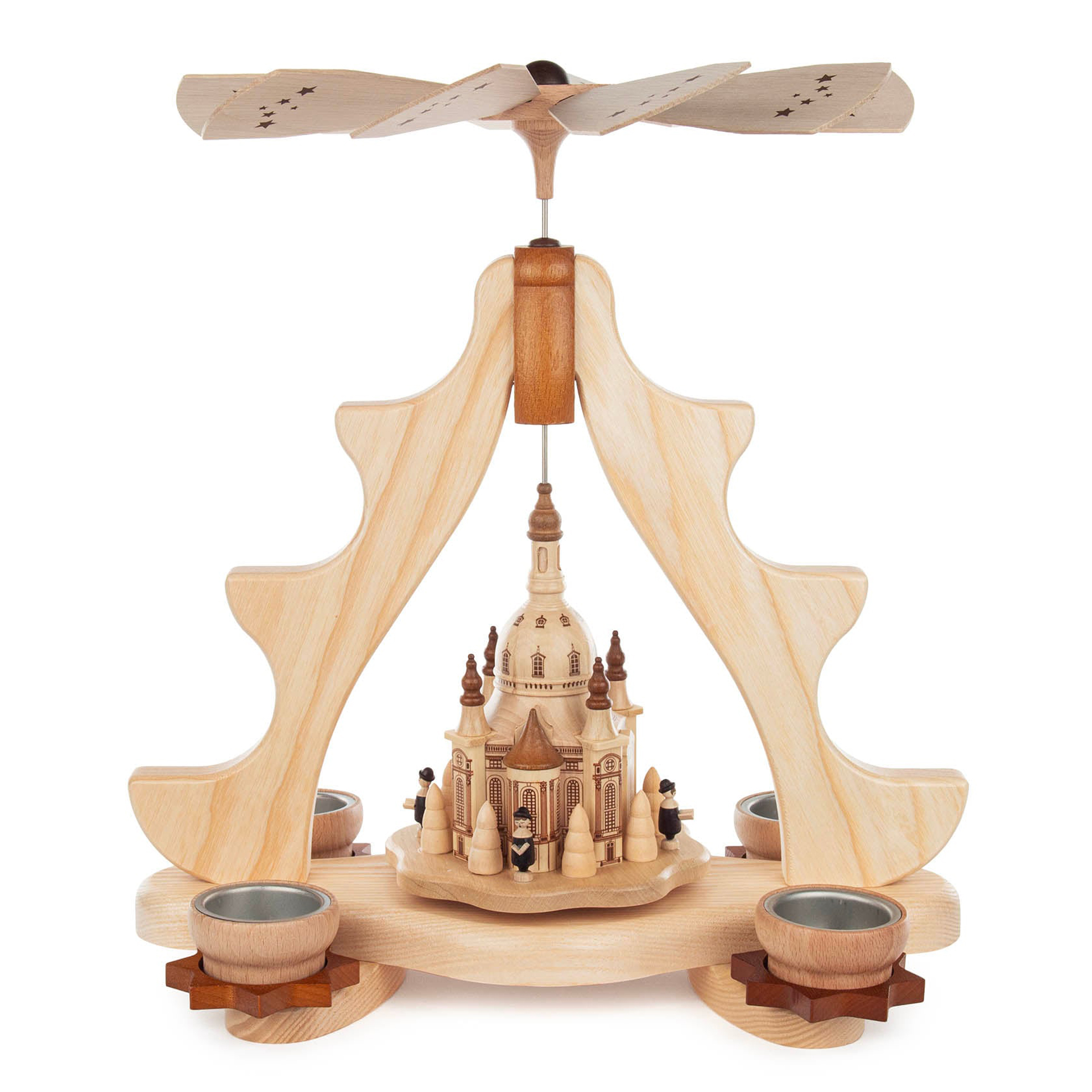 Pyramide Dresdner Frauenkirche, für Teelichte