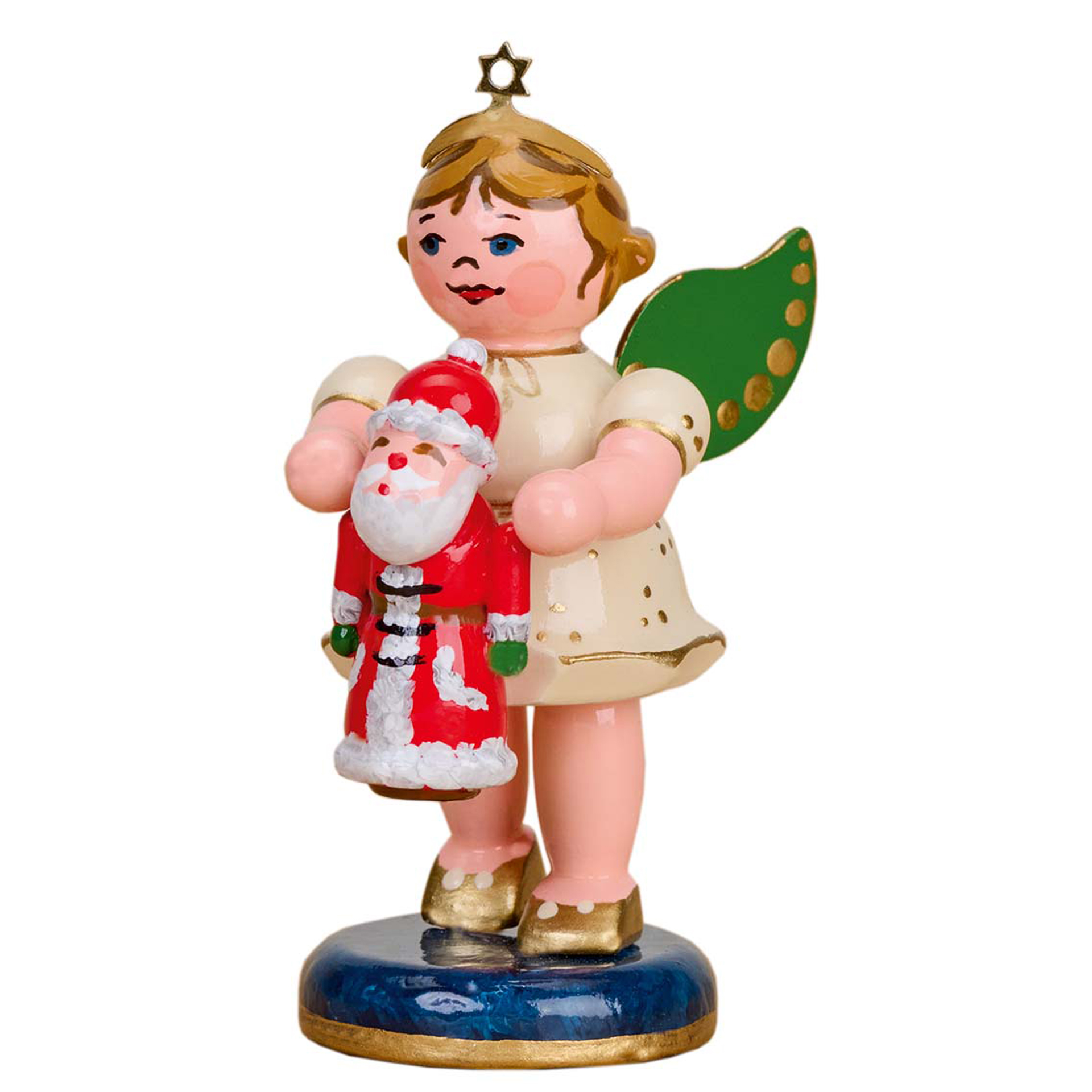 Engel mit Weihnachtsmann Engel mit Weihnachtsmann