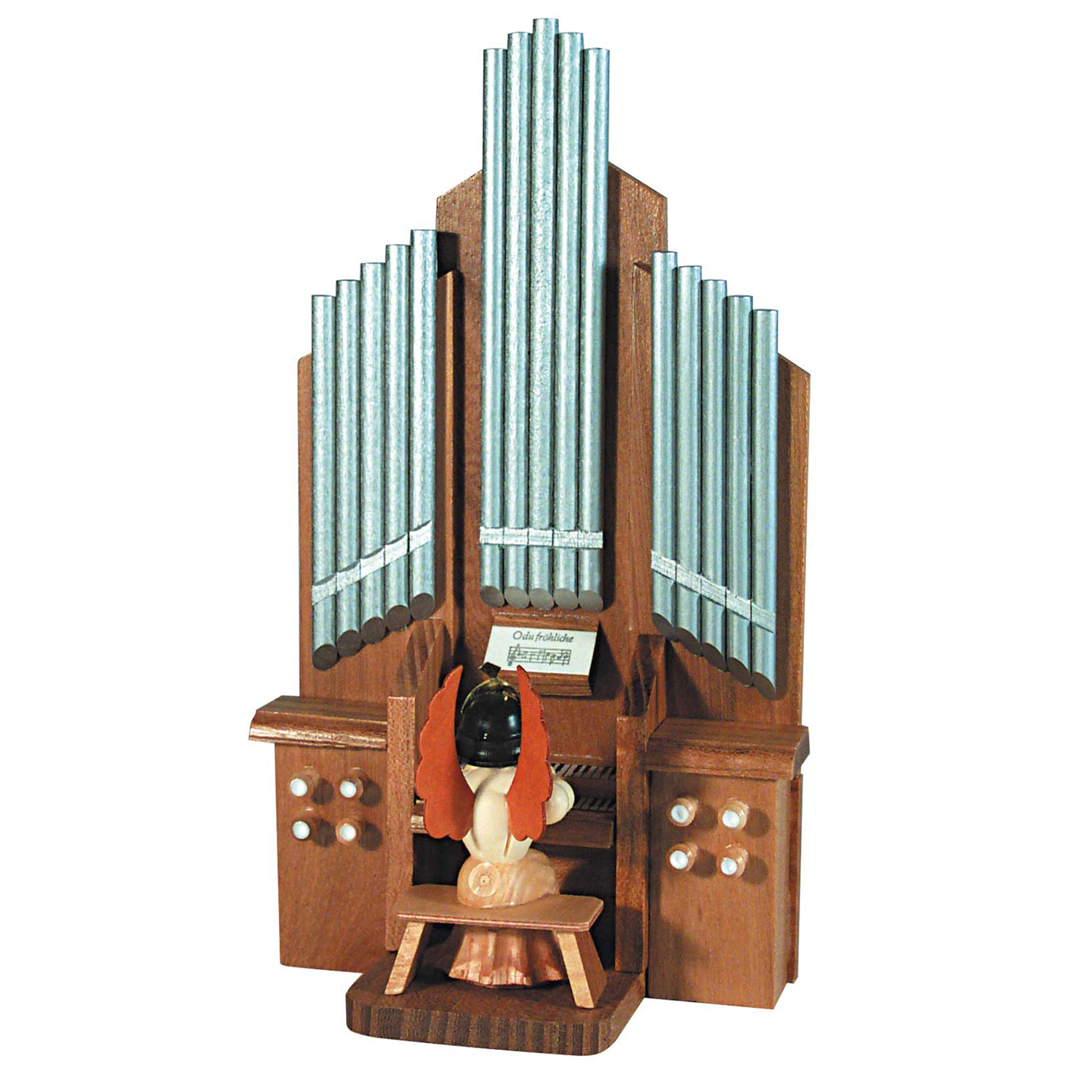 Engel mit Orgel, 7cm 