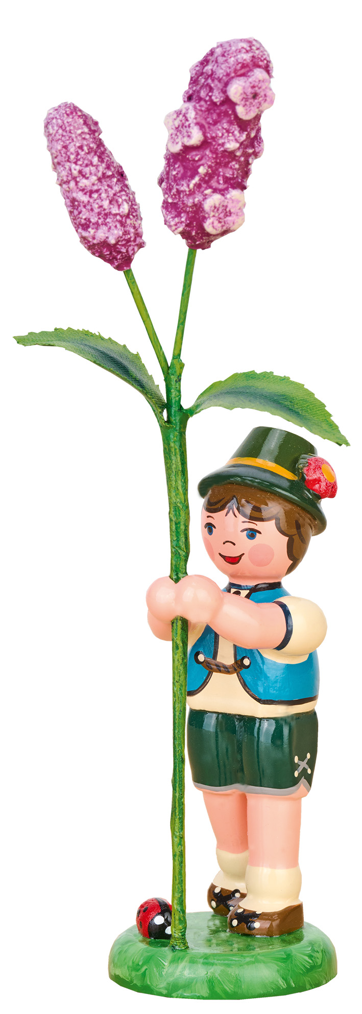 Blumenkind Junge mit Flieder Blumenkind Junge mit Flieder