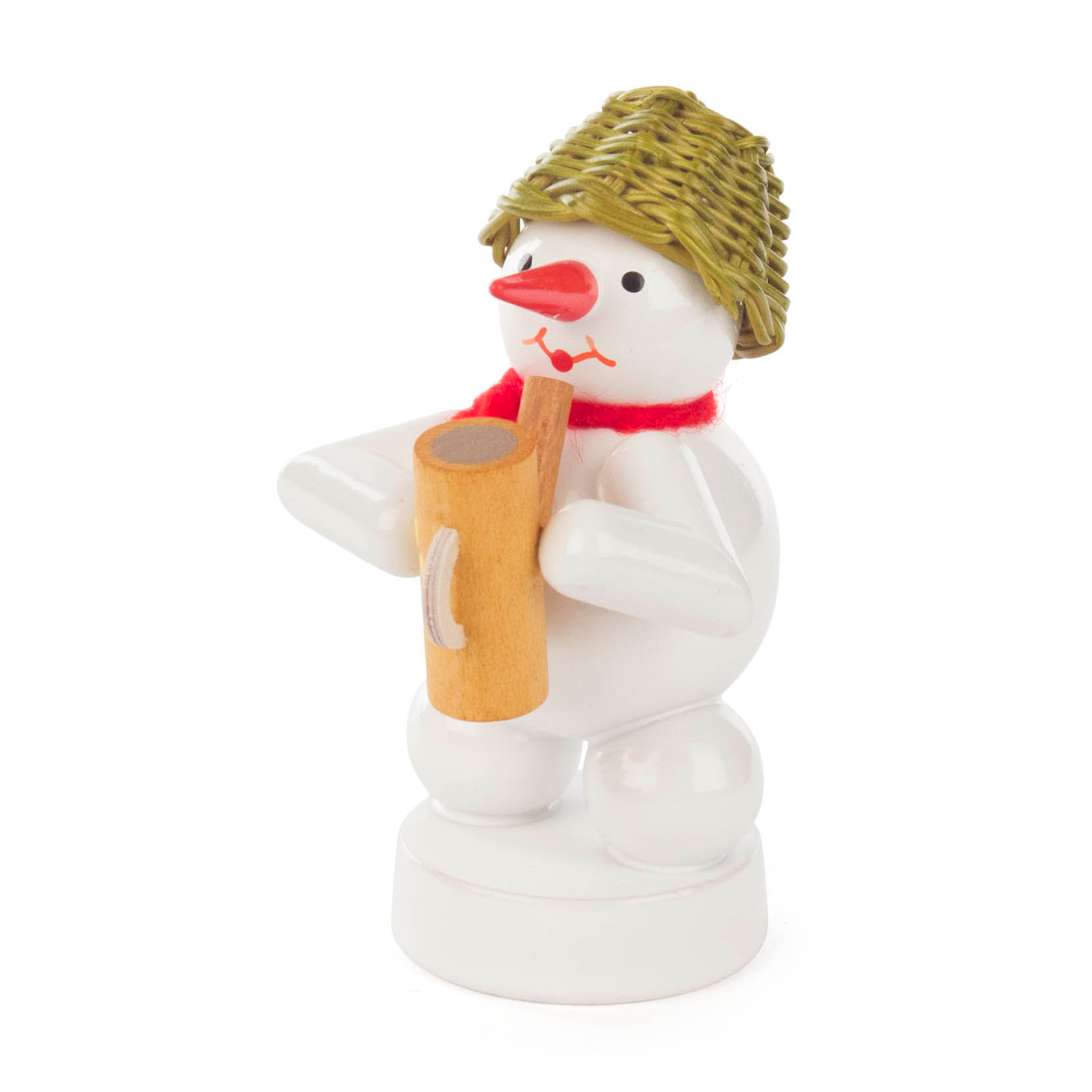 Schneemann mit Gießkanne