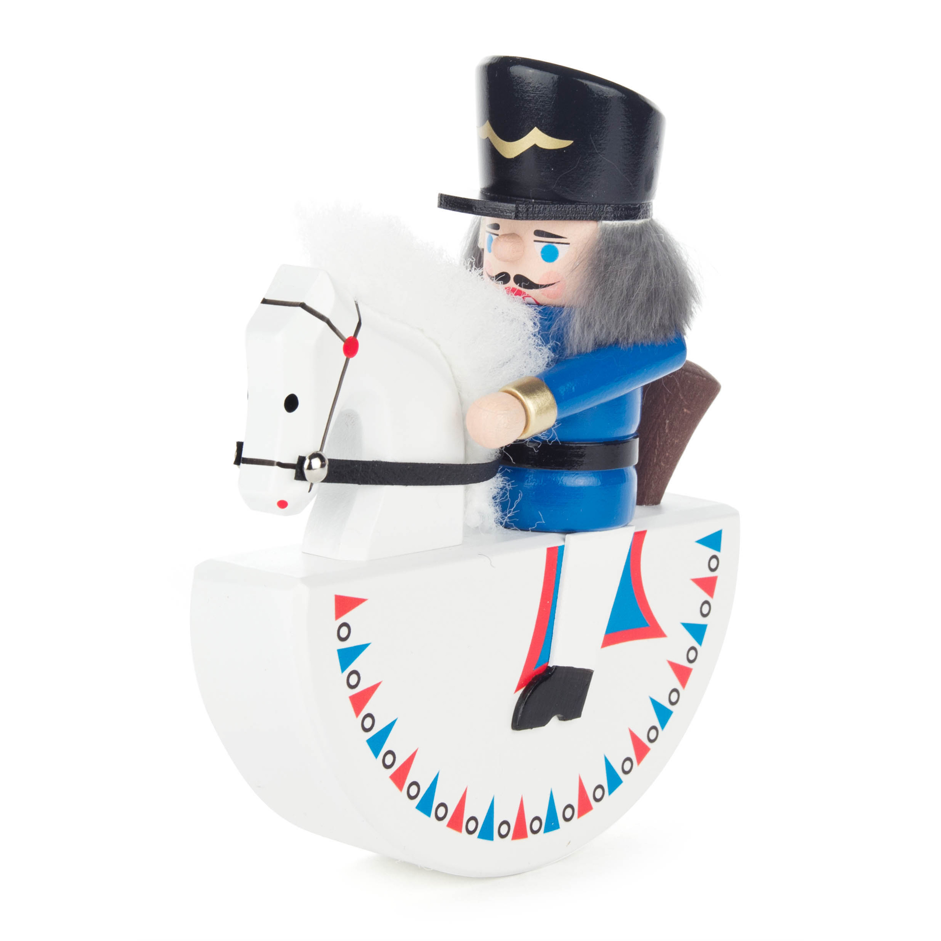 Nussknacker Reiterlein Husar blau, 15cm