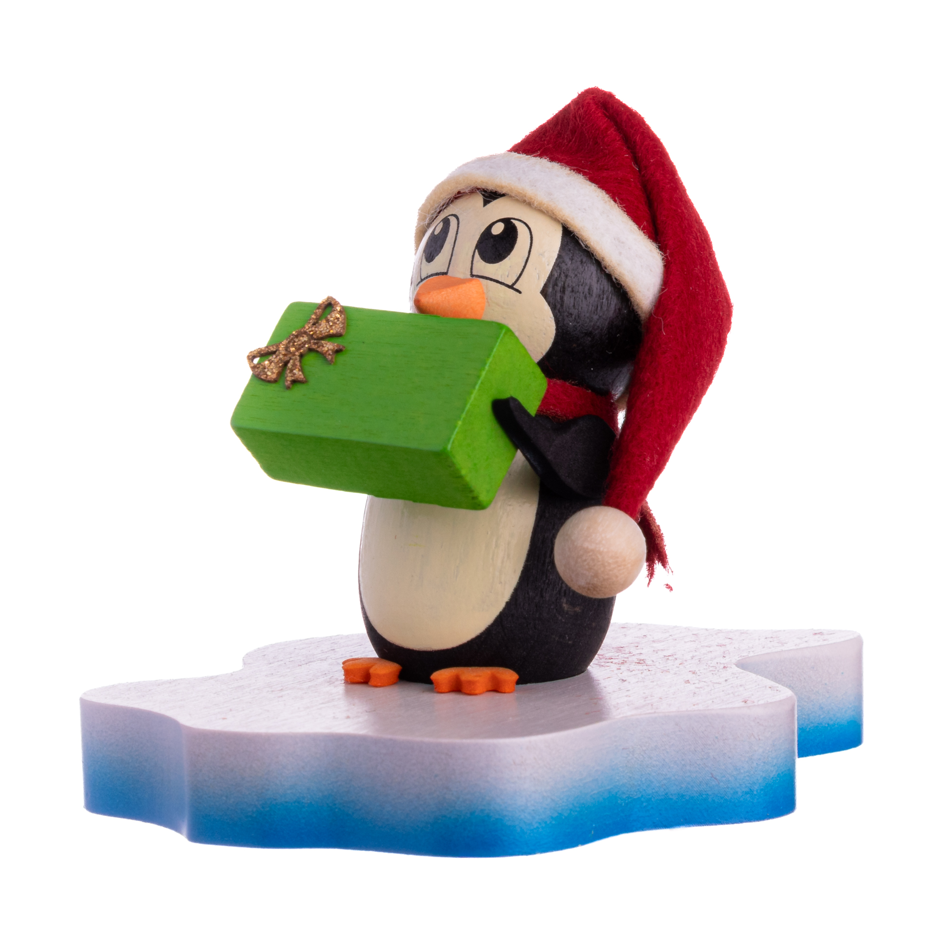 Pinguin auf Eisscholle "For you"