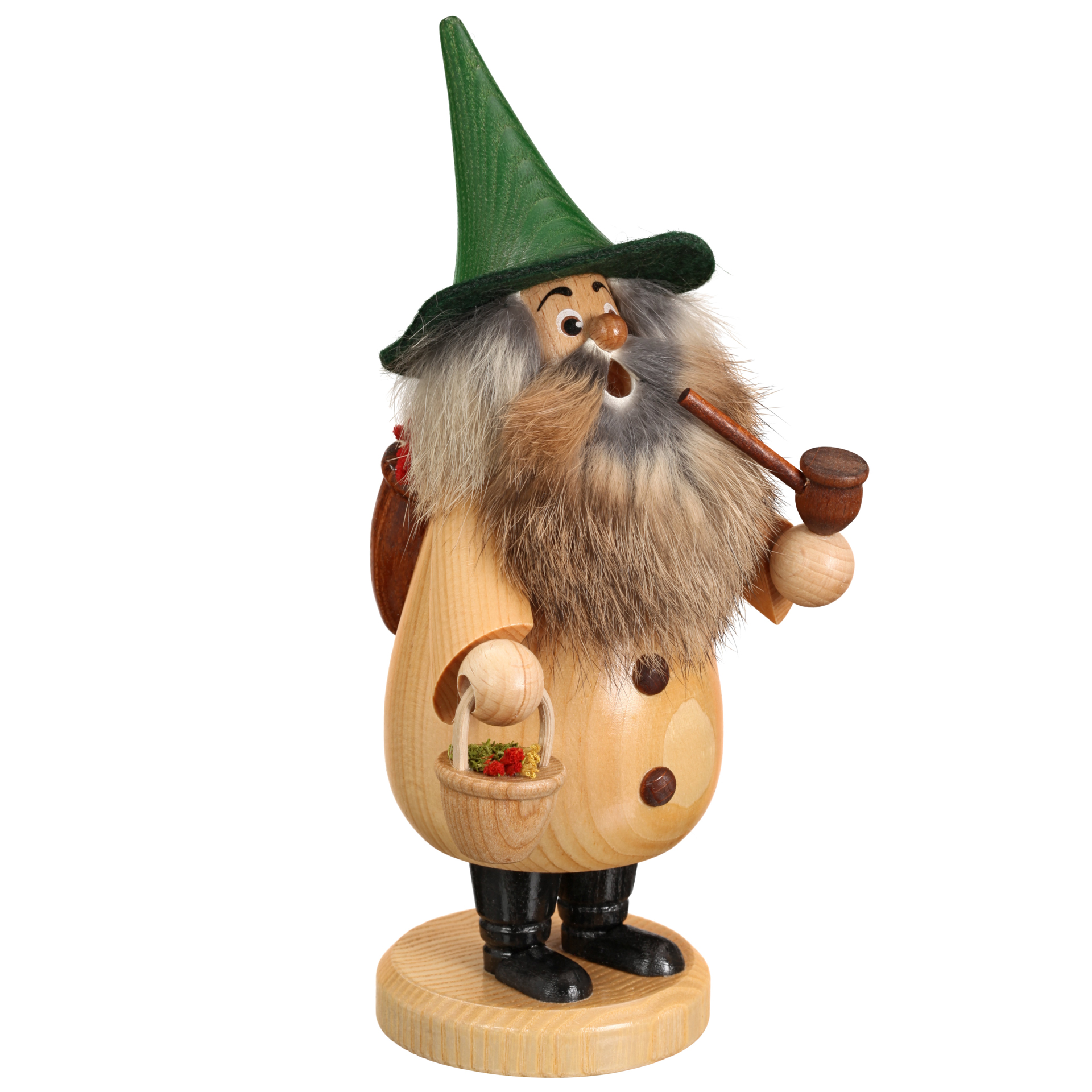 Rauchfigur Kräuterzwerg, natur