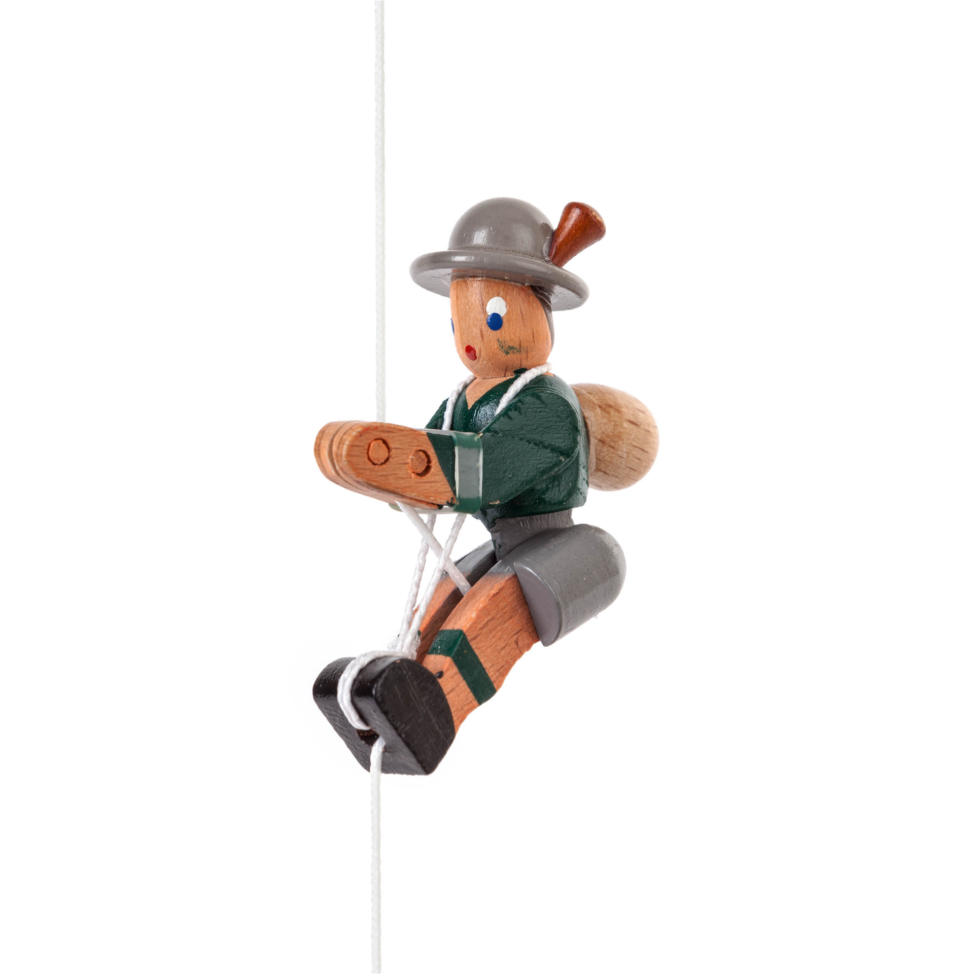 Kletterfigur Bergsteiger mit grüner Jacke 
