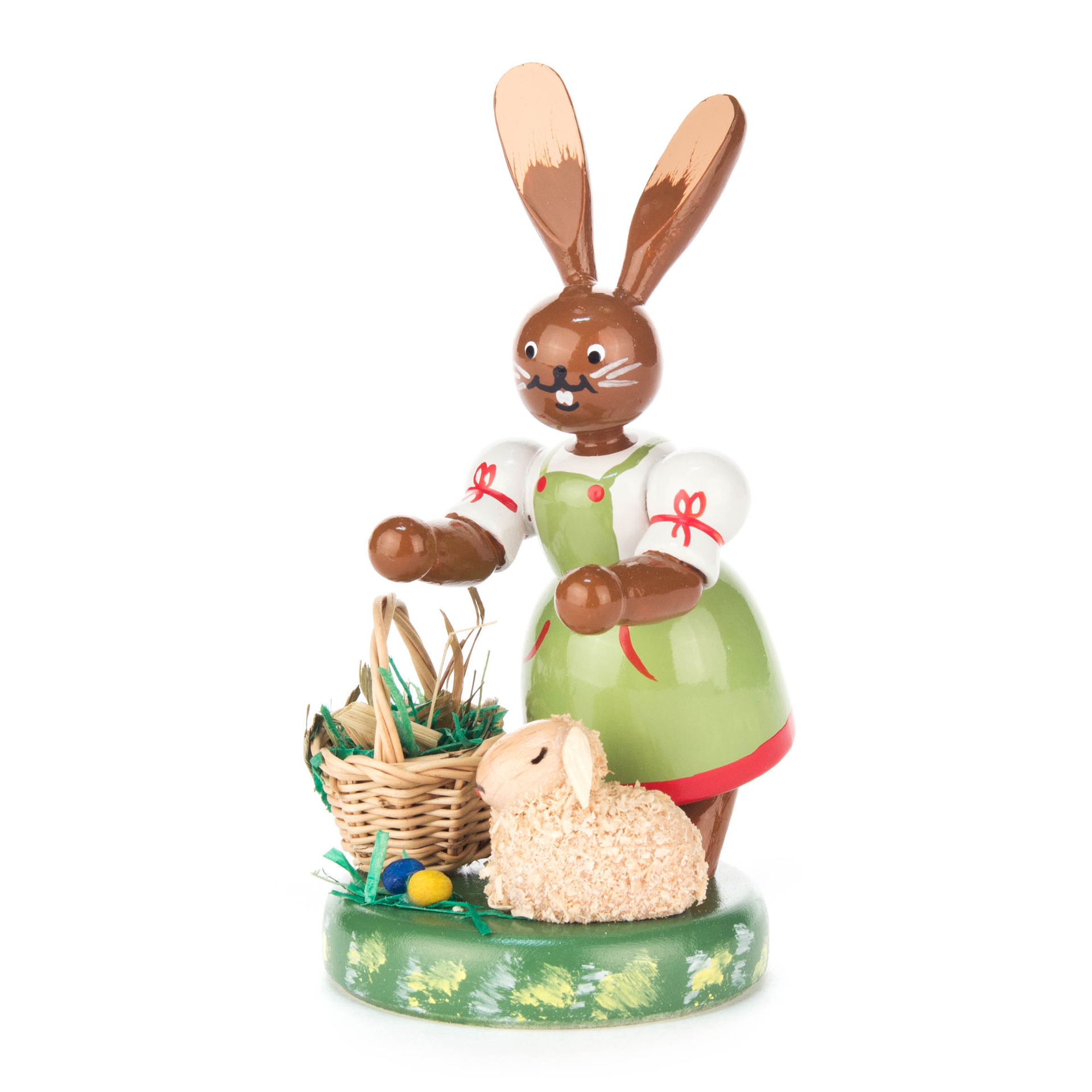 Hasenmädchen mit Schaf 