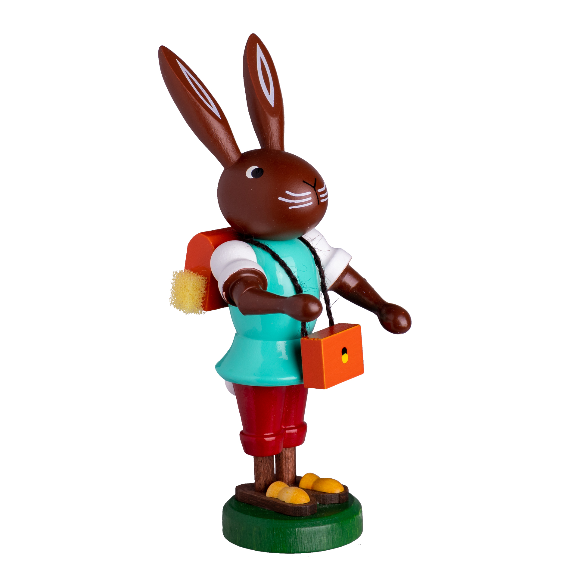 Hase mit Ranzen 