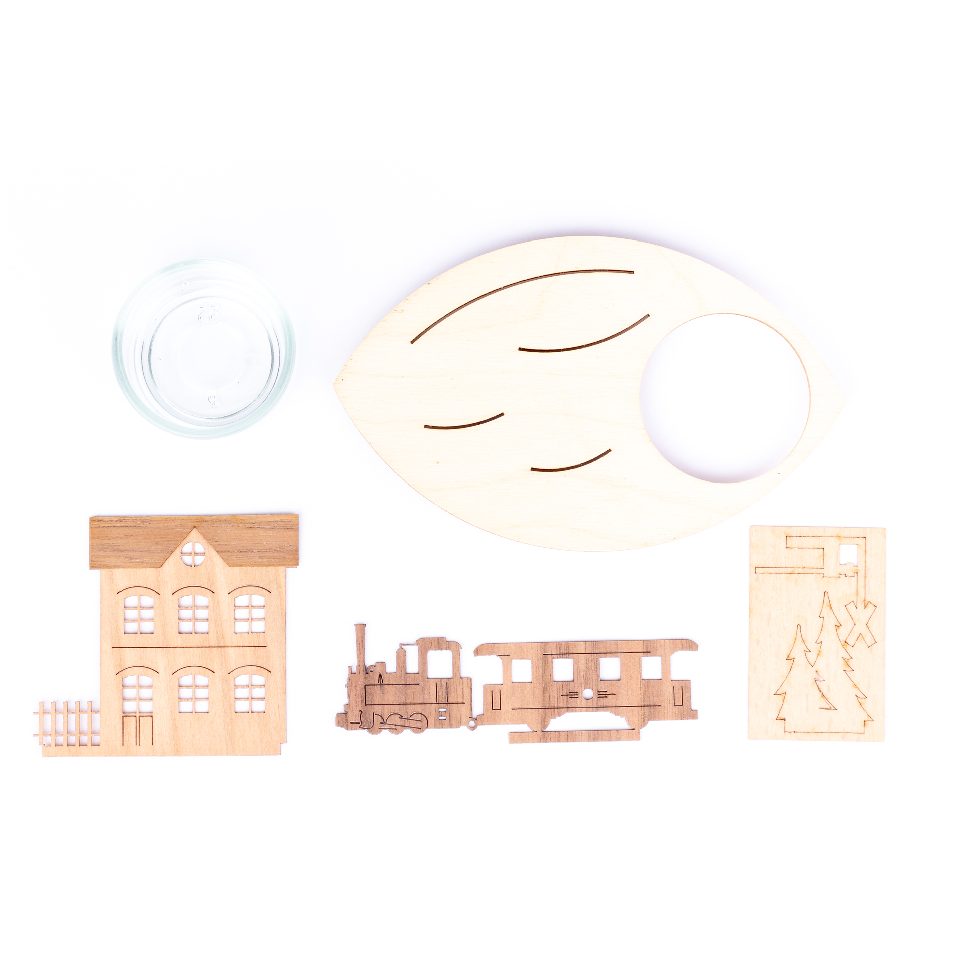 Teelichthalter Eisenbahn Teelichthalter Eisenbahn