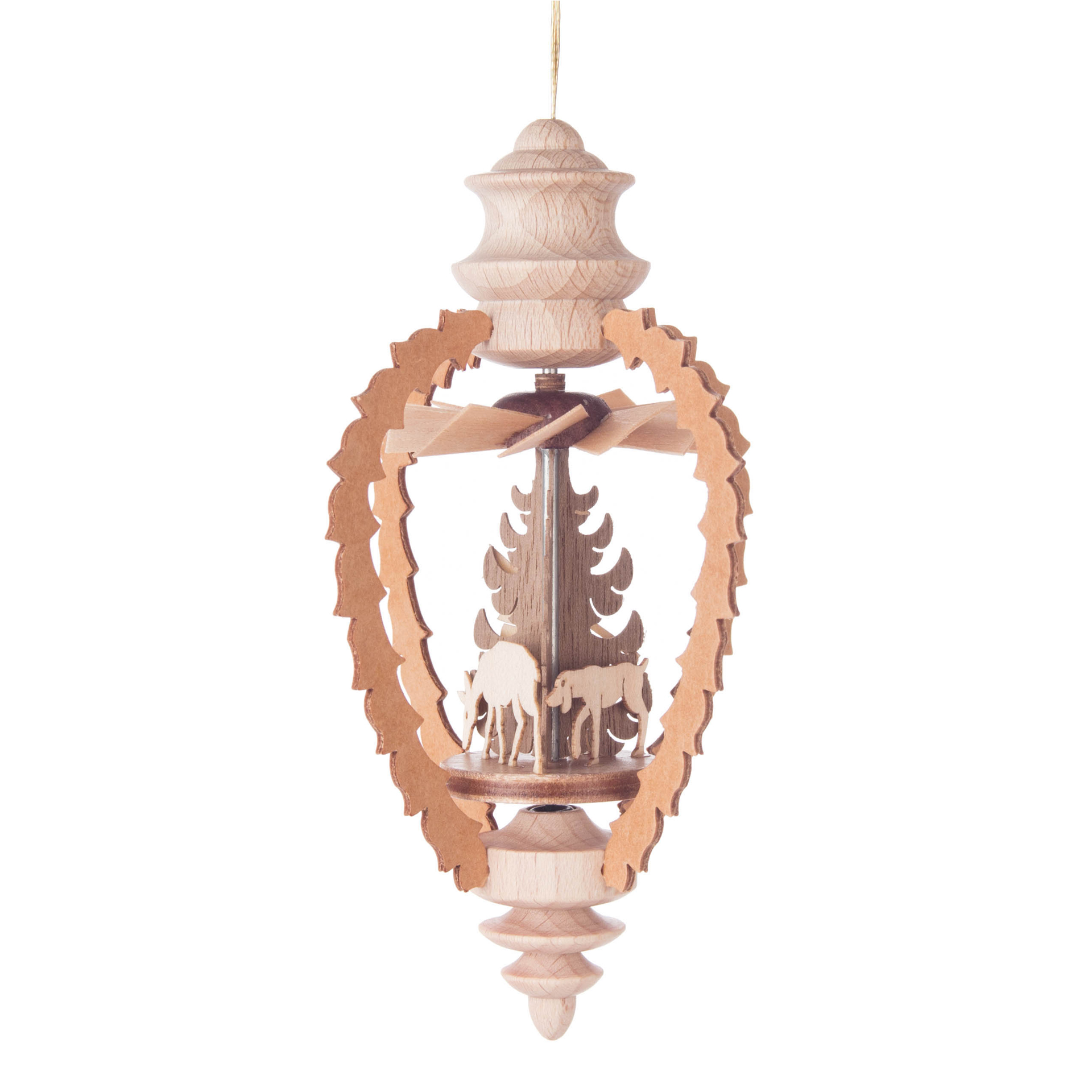 Mini Pyramide Waldfiguren, Wärmespiel hängend Mini Pyramide Waldfiguren, Wärmespiel hängend