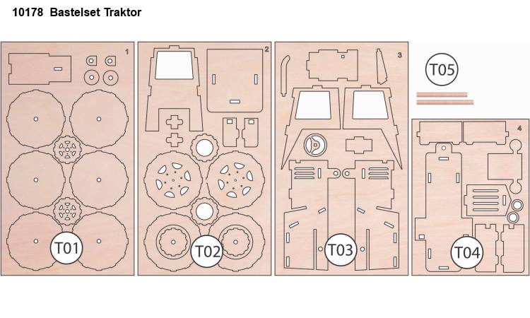 Bastelset Traktor