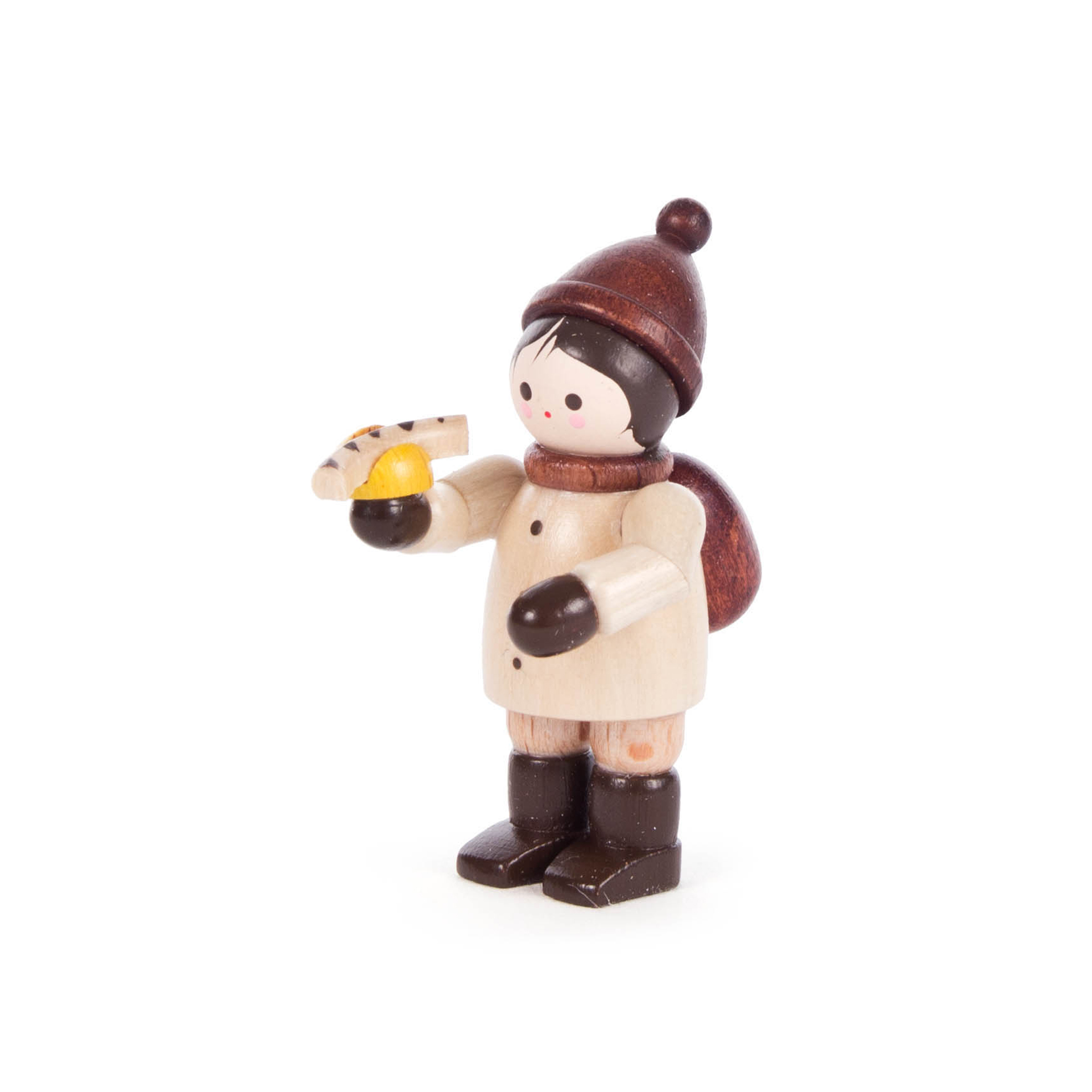 Junge mit Bratwurst, mini Junge mit Bratwurst, mini