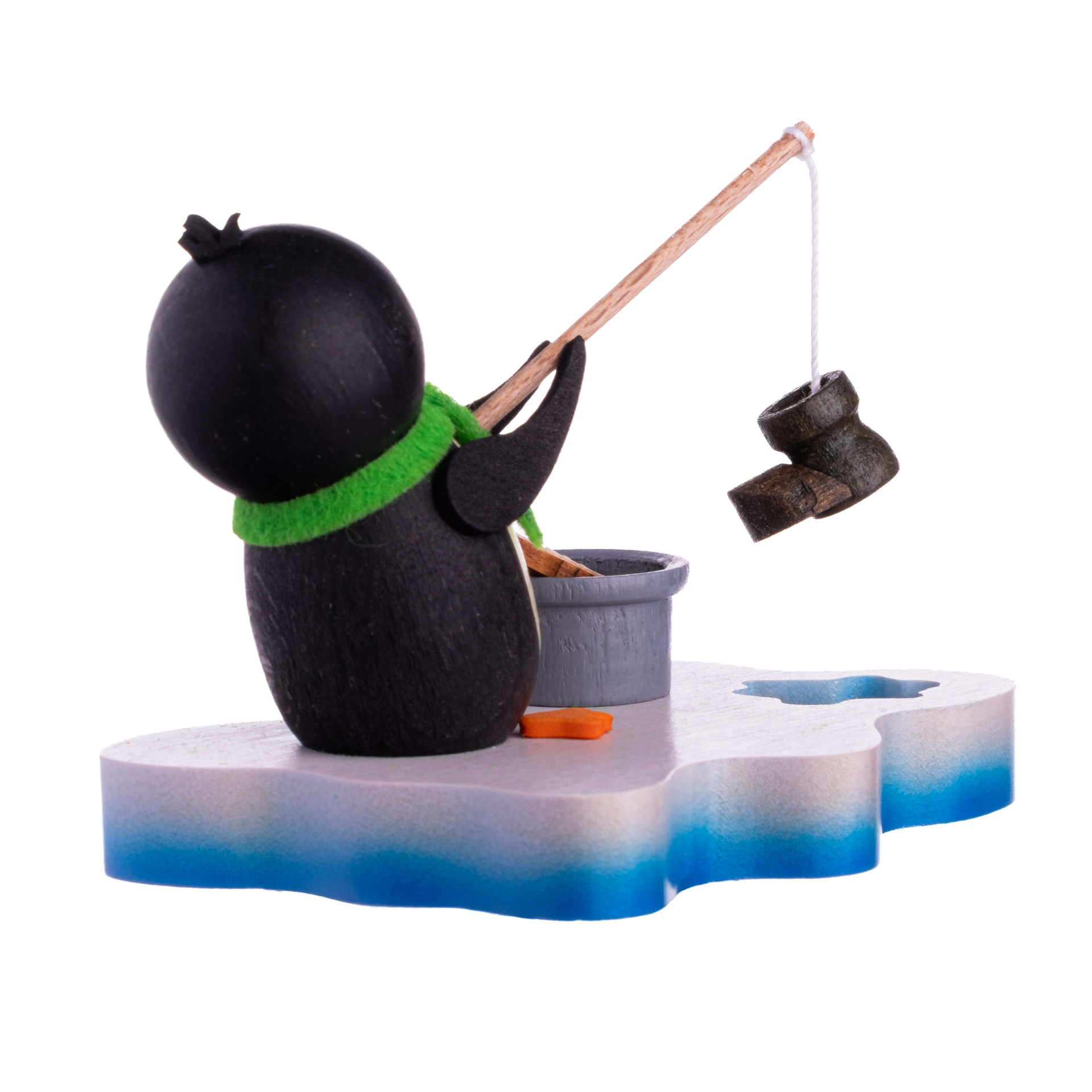 Pinguin auf Eisscholle "Verangelt"