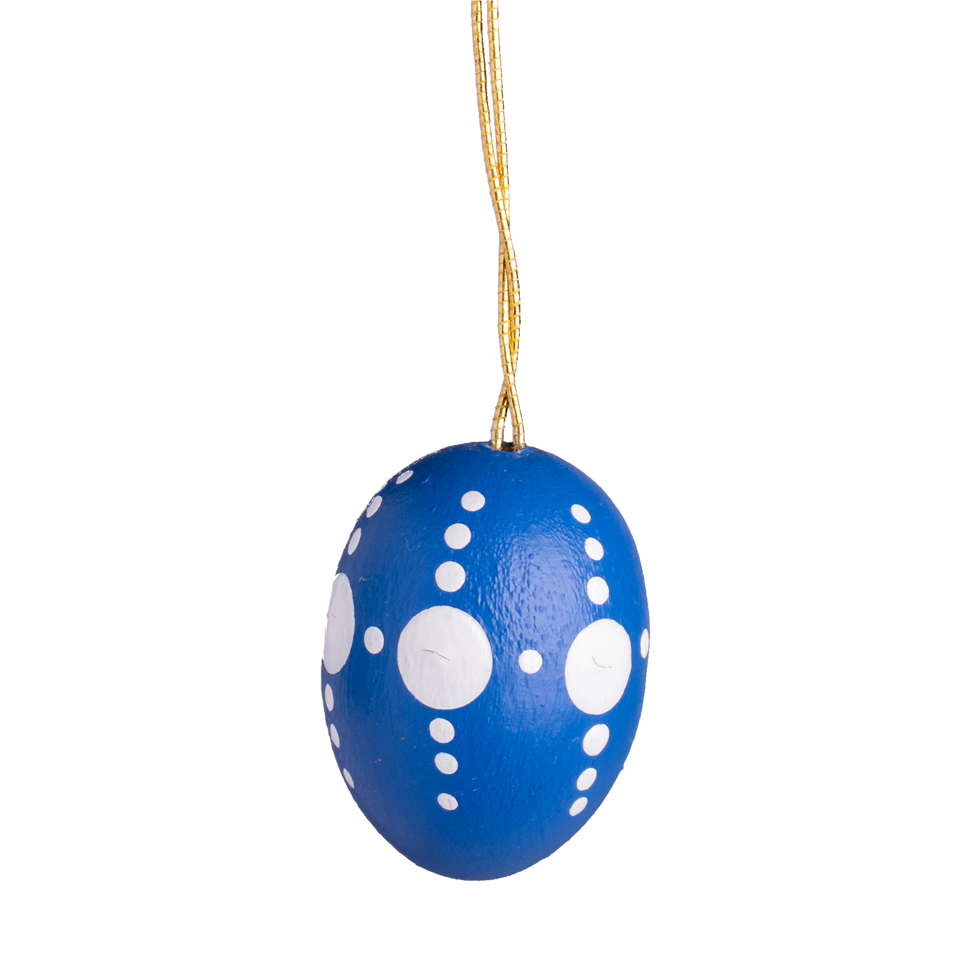 Baumschmuck Osterei, mittelblau