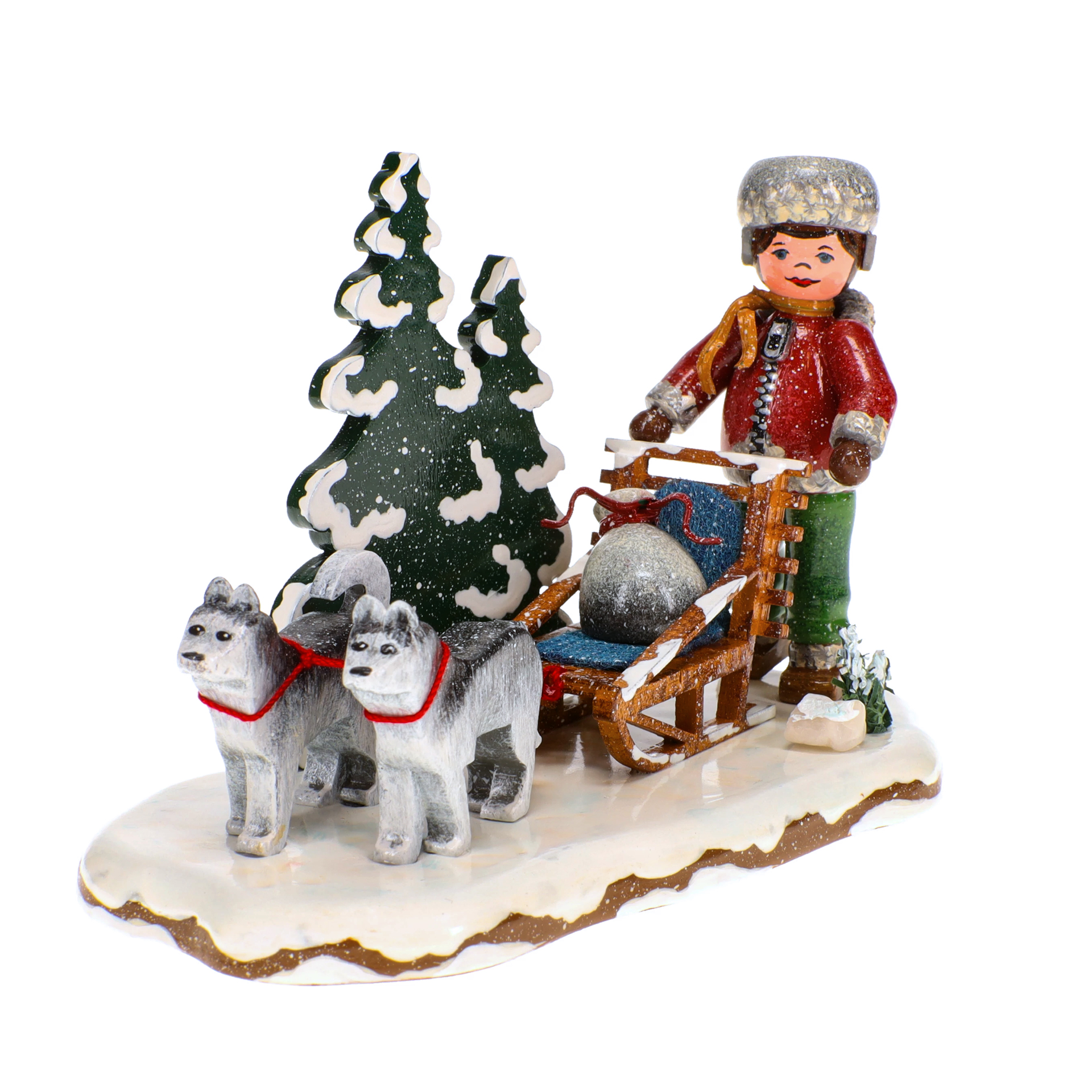 Winterkind Durch den Winterwald