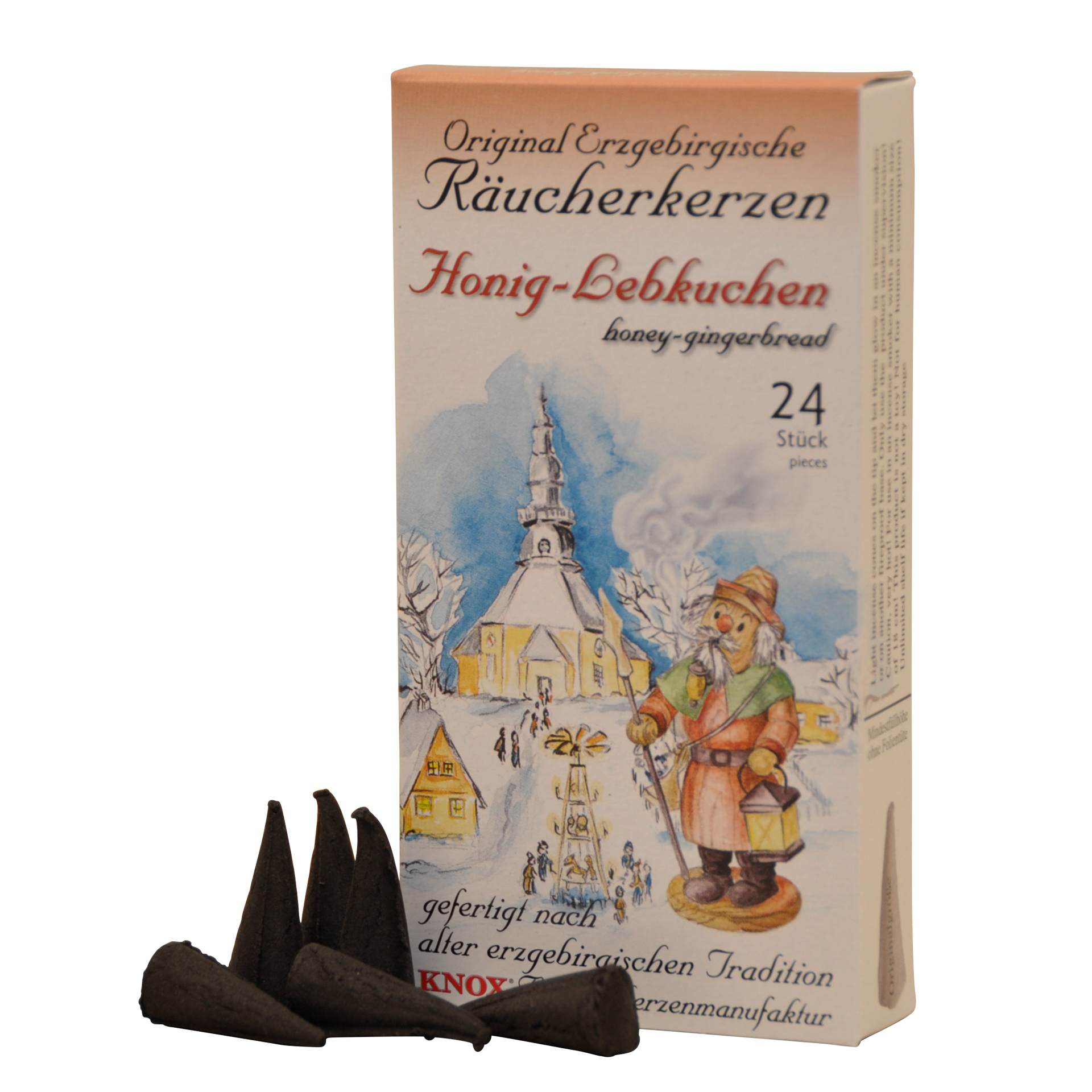 Knox Räucherkerzen Erzgebirgischer Honig-Lebkuchen 