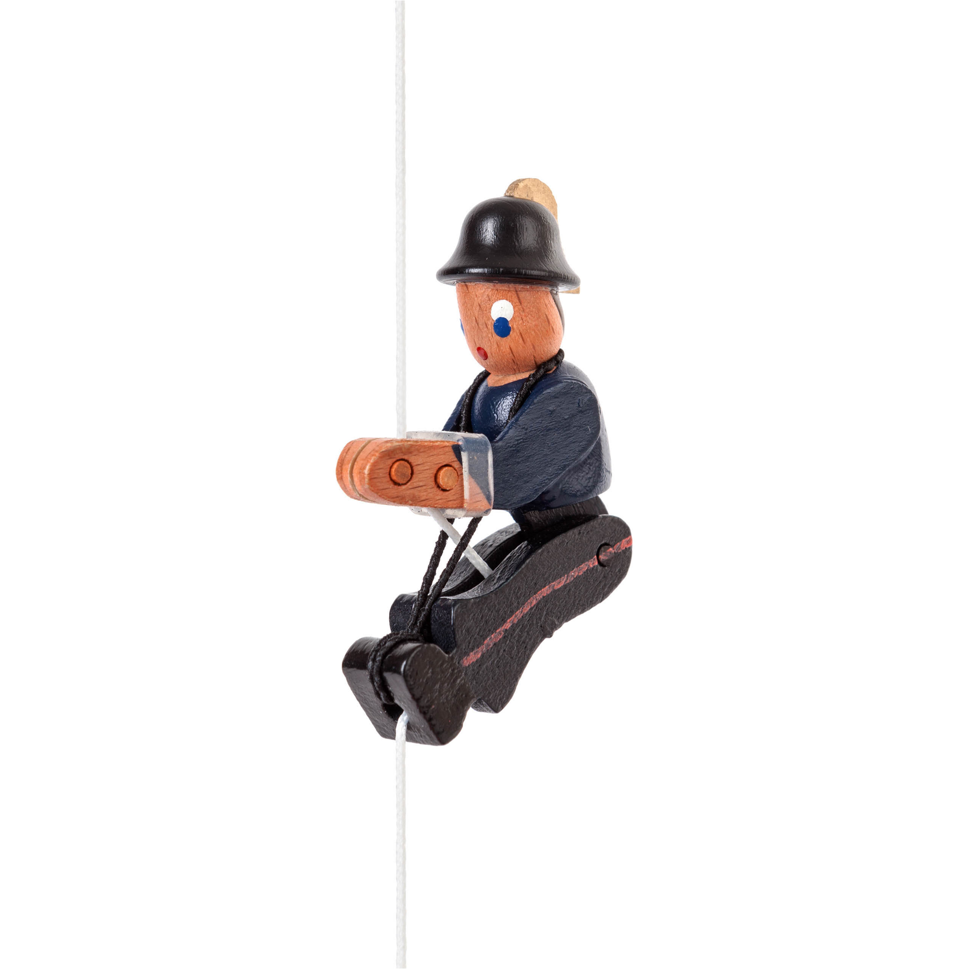 Kletterfigur Feuerwehrmann mit traditioneller Uniform