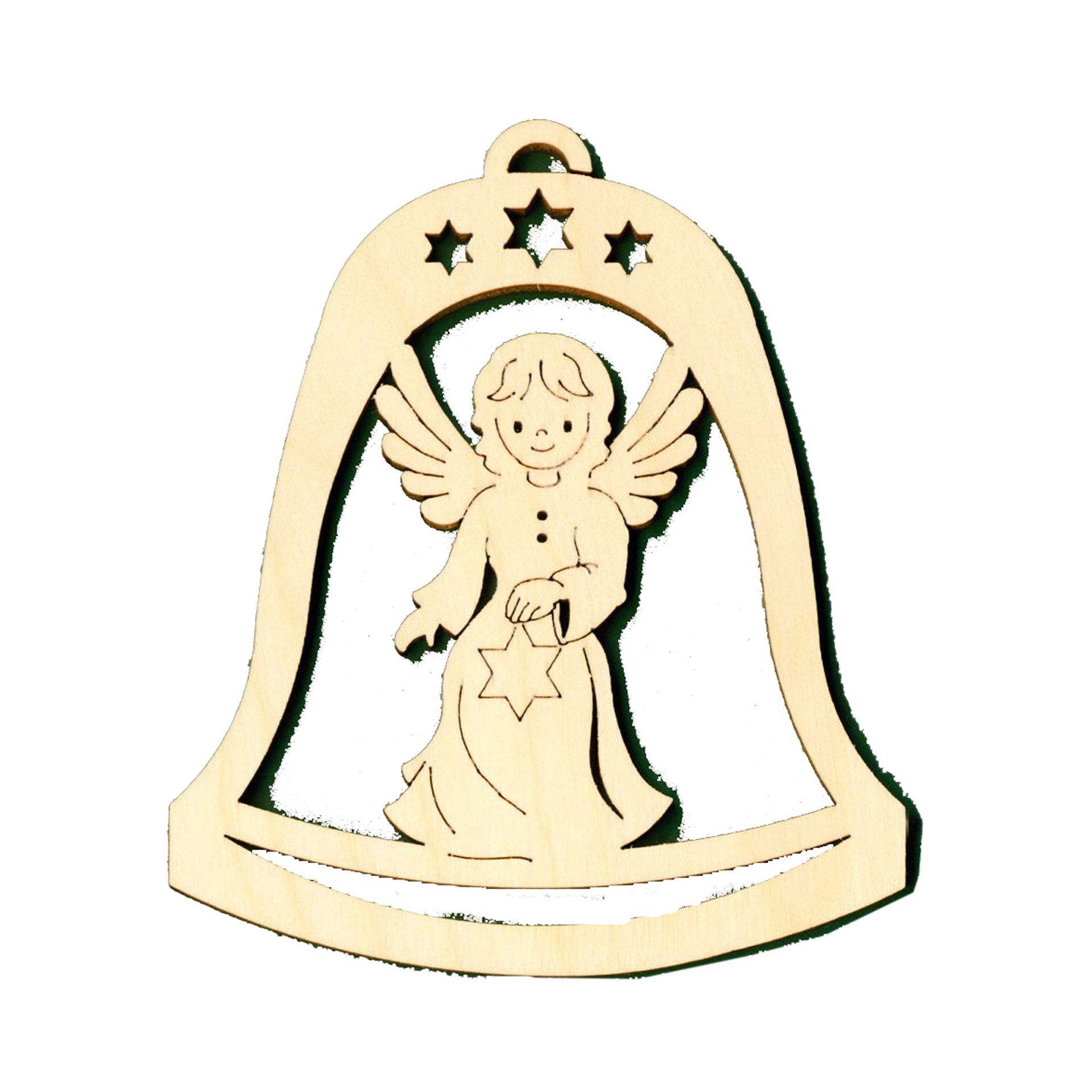 Baumschmuck Glocke mit Engel Baumschmuck Glocke mit Engel
